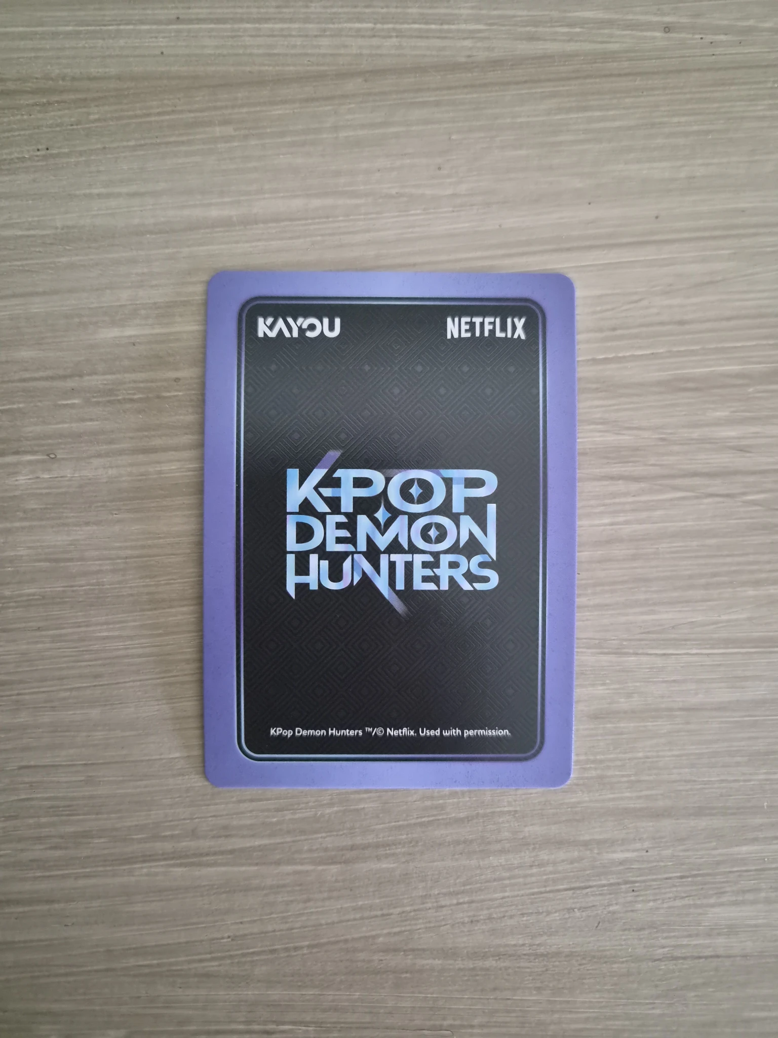 KPop Demon Hunters Mystery Saja KPop Demon Hunters - Mystery Saja - Kayou x KDH Collectable Trading Cards Other brand collaboration trading card classic version energy version listing photo 2