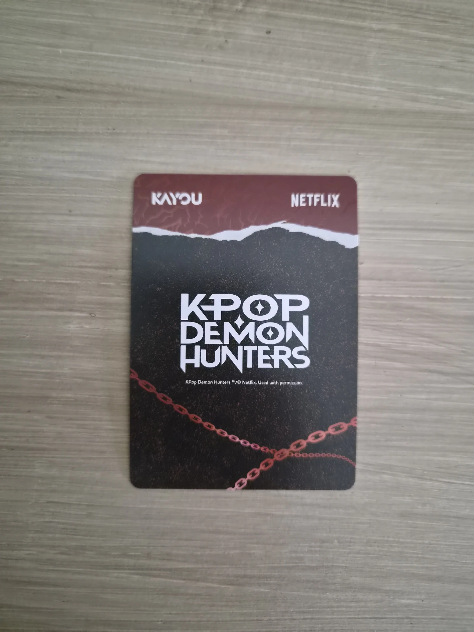KPop Demon Hunters Abby Saja KPop Demon Hunters - Abby Saja - Kayou x KDH Collectable Trading Cards Other brand collaboration trading card listing photo 2