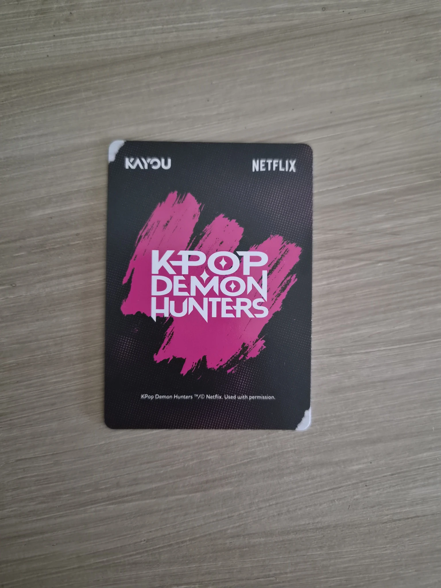 KPop Demon Hunters Zoey KPop Demon Hunters - Zoey - Kayou x KDH Collectable Trading Cards Other brand collaboration trading card listing photo 2