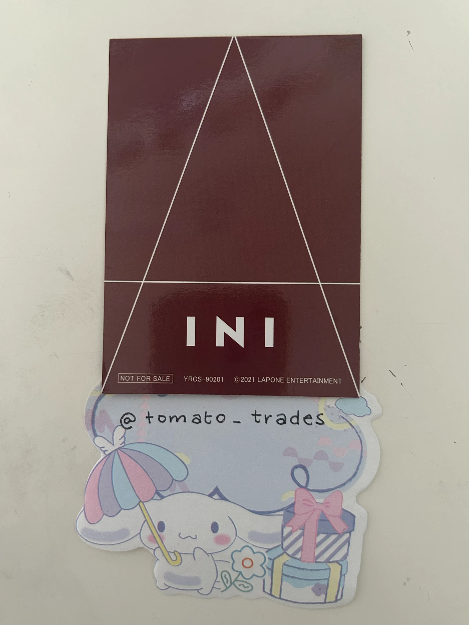 INI Shogo INI - Shogo Tajima - A Album album photocard trading card standard version listing photo 2