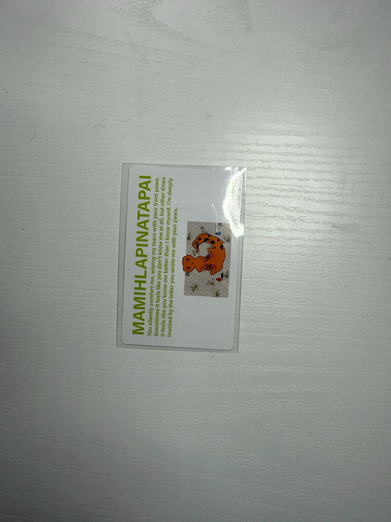 ILLIT Iroha ILLIT - Iroha - MAMIHLAPINATAPAI Album paw paw version album photocard listing photo 2