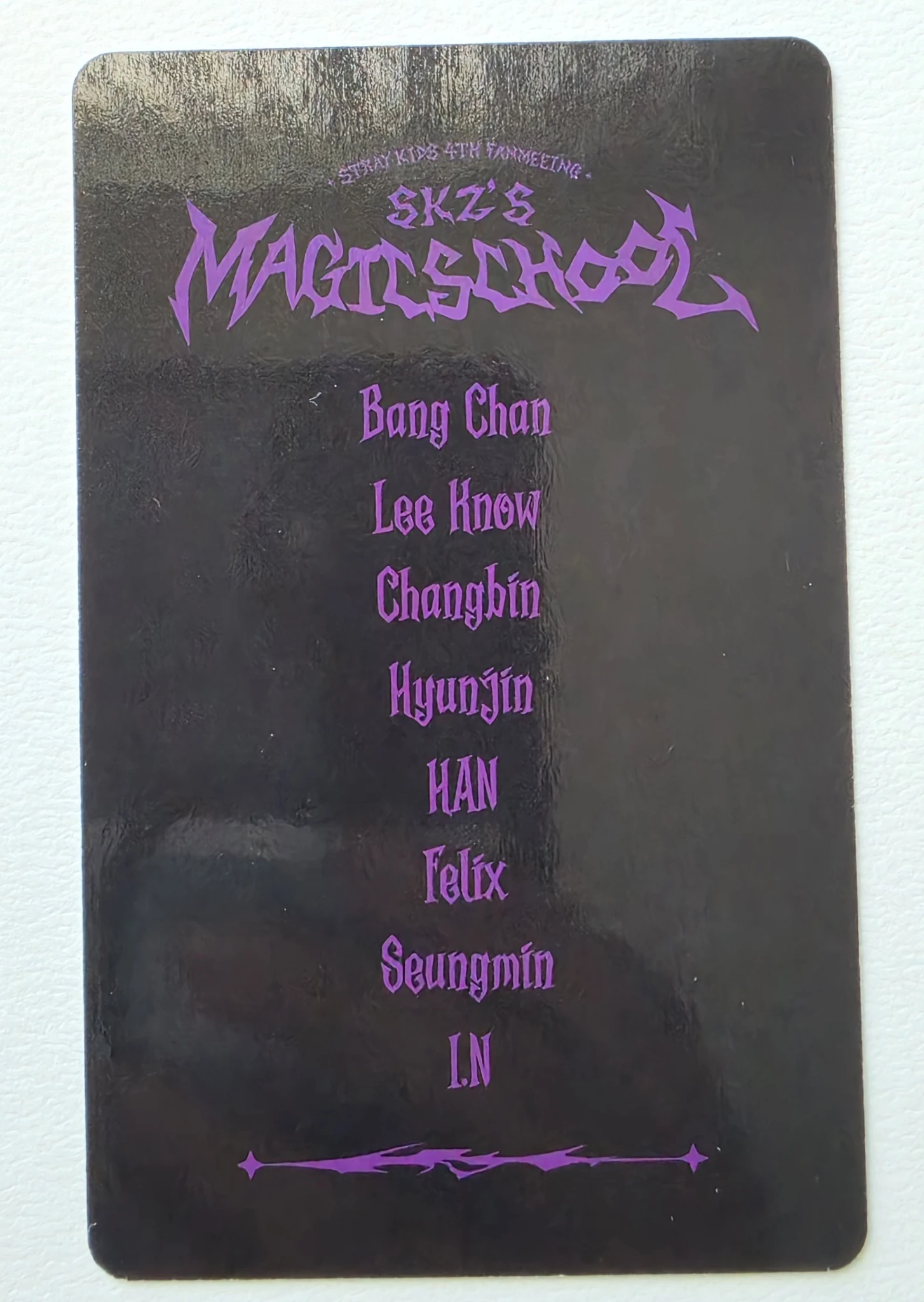 Stray Kids Changbin Stray Kids - Changbin - 4th Fanmeeting- SKZ's Magic School Event pre-order benefit jyp shop listing photo 2