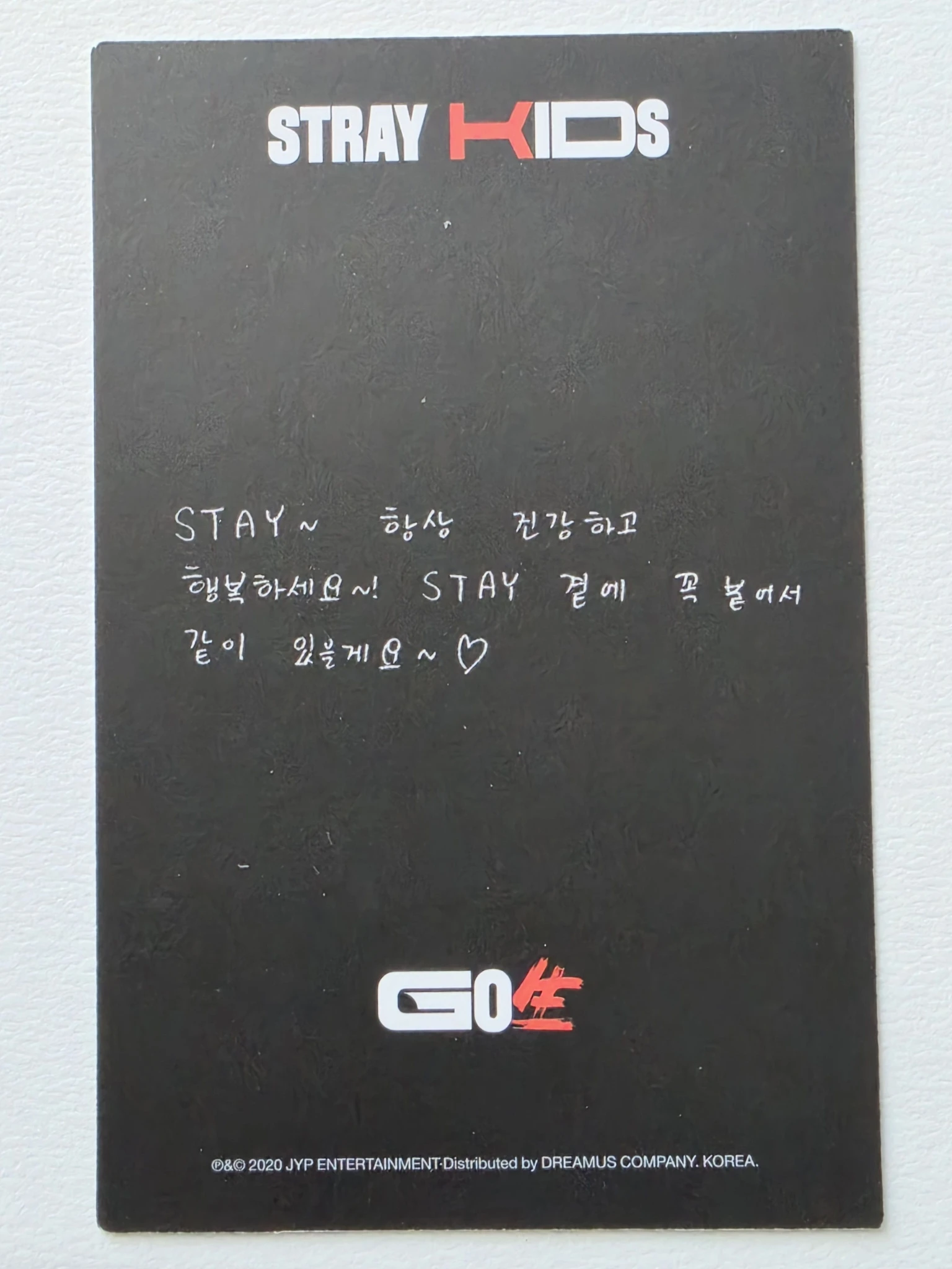 Stray Kids HAN Stray Kids - HAN - GO生 Album concept version listing photo 2