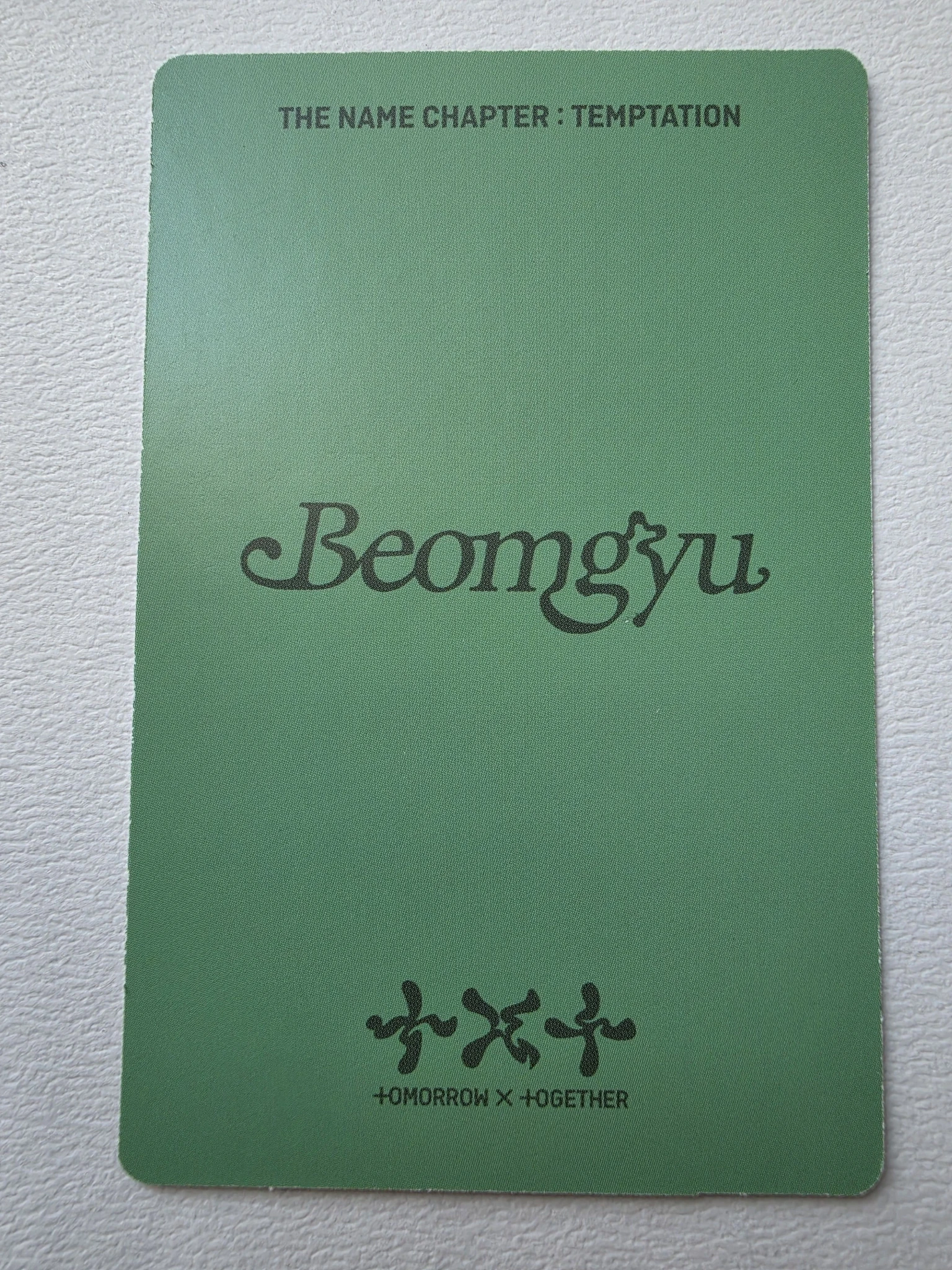 TOMORROW X TOGETHER Beomgyu TOMORROW X TOGETHER - Beomgyu - The Name Chapter: Temptation Album album photocard lullaby ver. listing photo 2