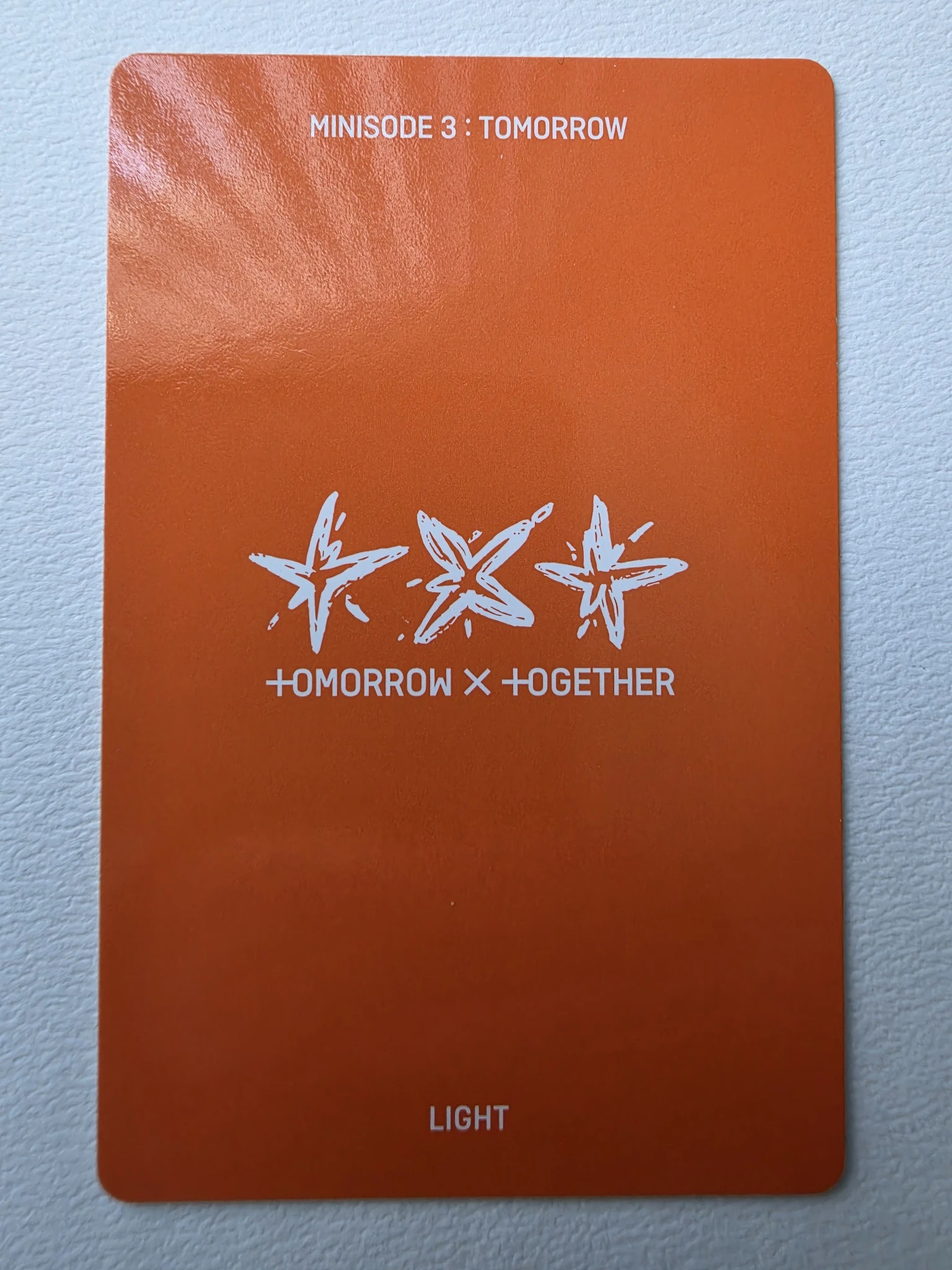 TOMORROW X TOGETHER Huening Kai TOMORROW X TOGETHER - Huening Kai - Minisode 3: Tomorrow Album album photocard light ver. listing photo 2