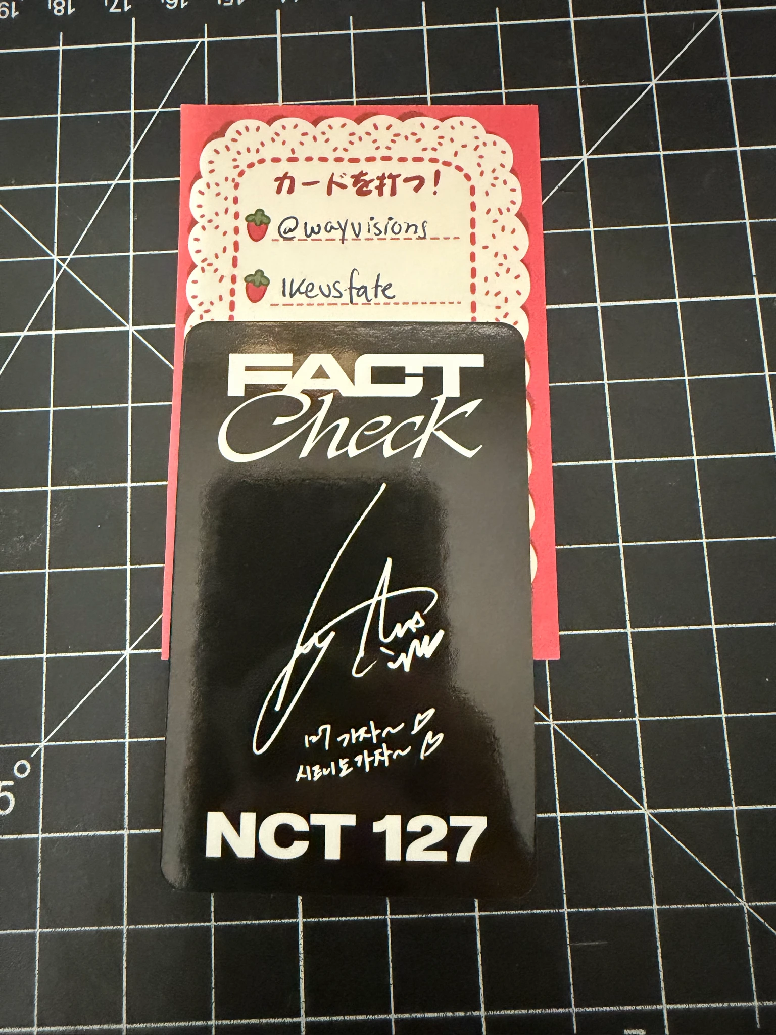 NCT 127 Yuta NCT 127 - Yuta - Fact Check Album listing photo 2