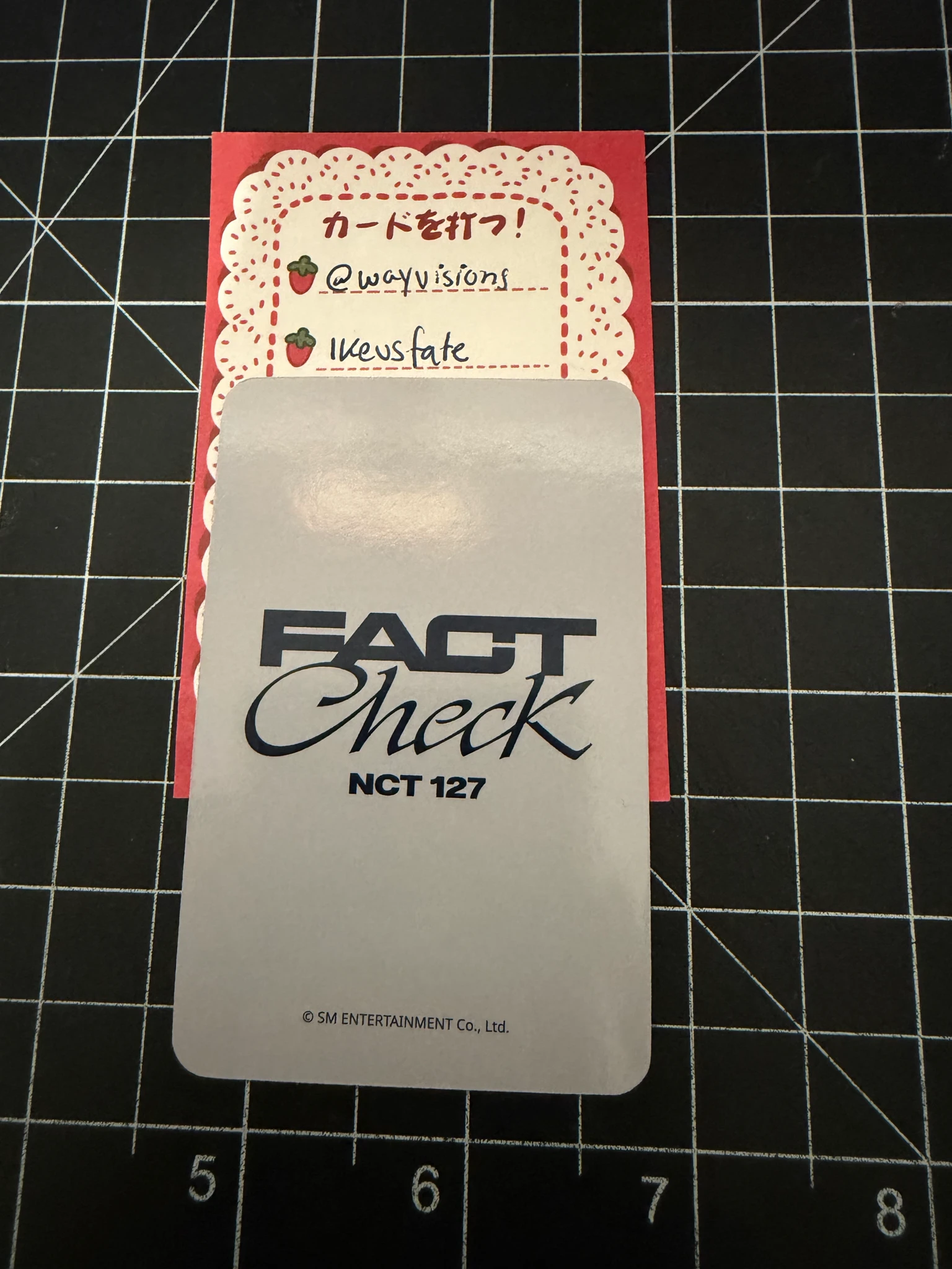 NCT 127 Yuta NCT 127 - Yuta - Fact Check Album pob (pre-order benefit) apple music listing photo 2