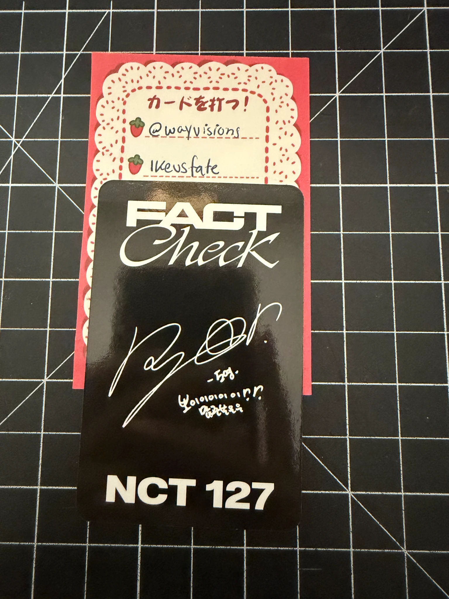 NCT 127 Doyoung NCT 127 - Doyoung - Fact Check Album listing photo 2