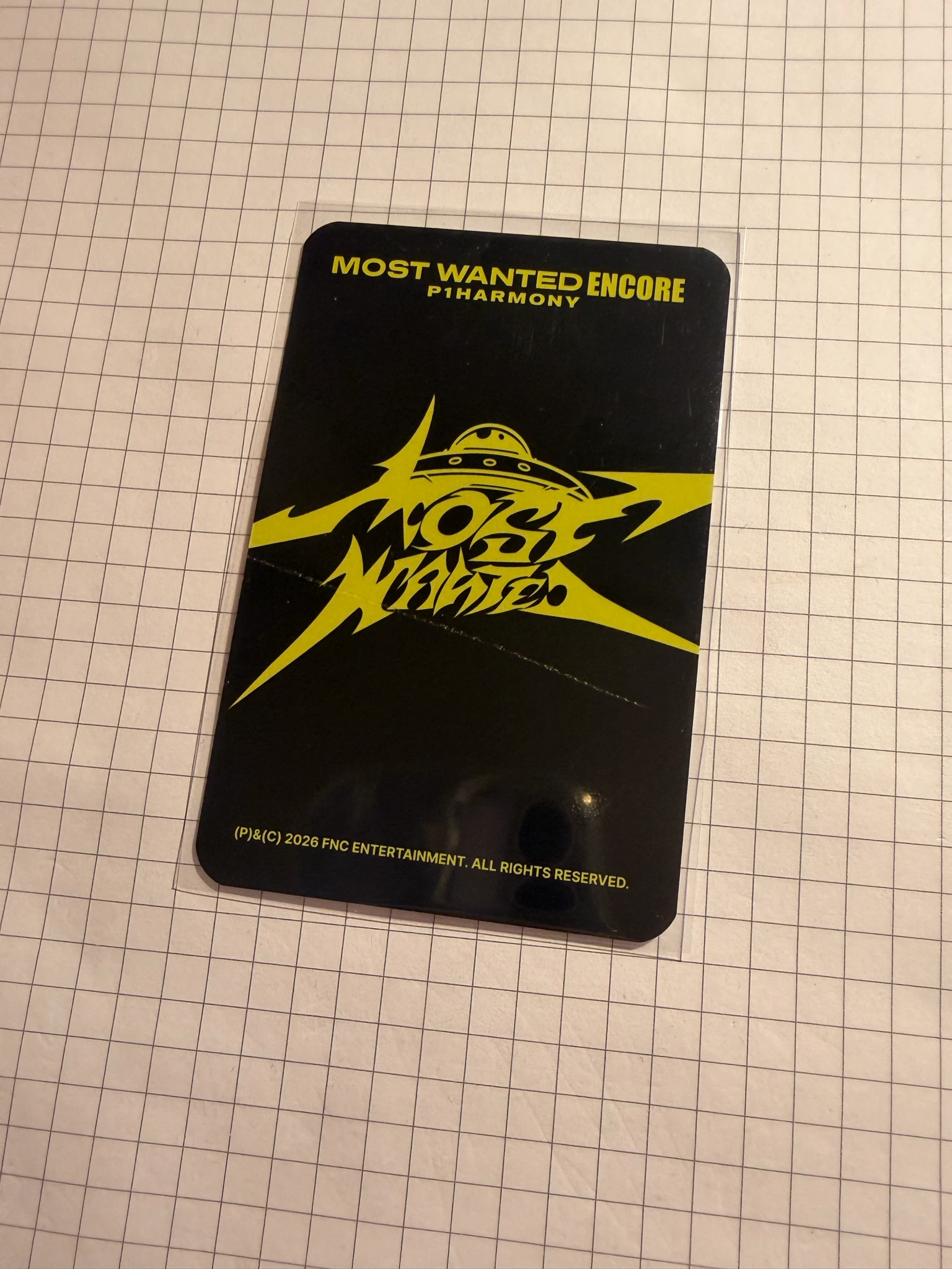 P1Harmony Jongseob P1Harmony - Jongseob - 2025 P1Harmony LIVE TOUR [P1ustage H : MOST WANTED] Event merch photocard encore tour merch tour exclusive photocard holder listing photo 2