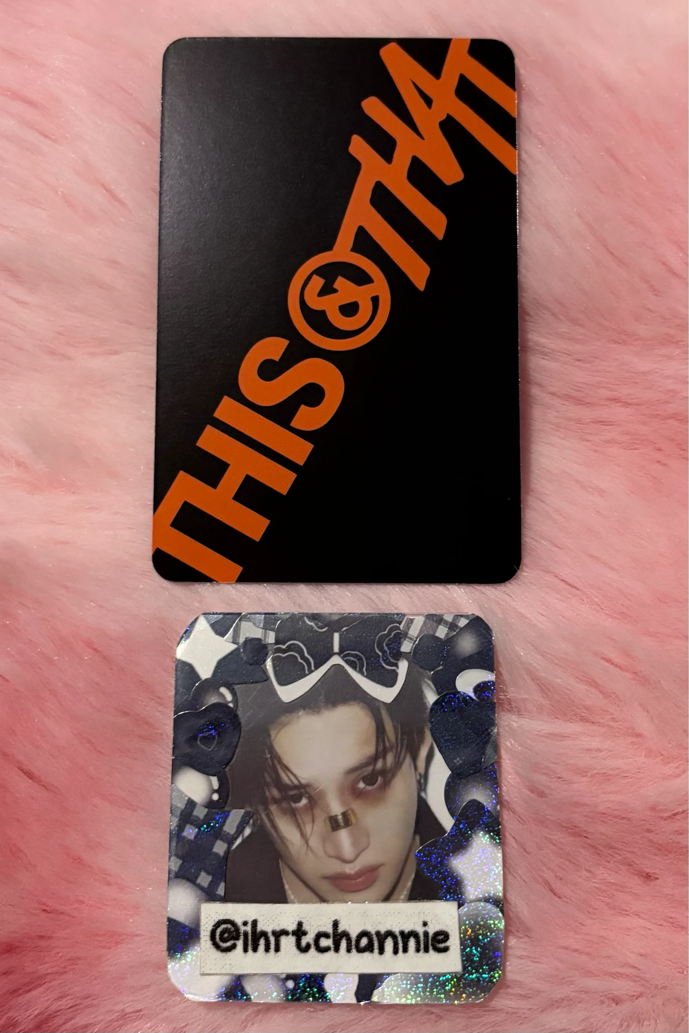 Stray Kids Stray Kids - Hyunjin & I.N - This & That Album album photocard this version listing photo 2