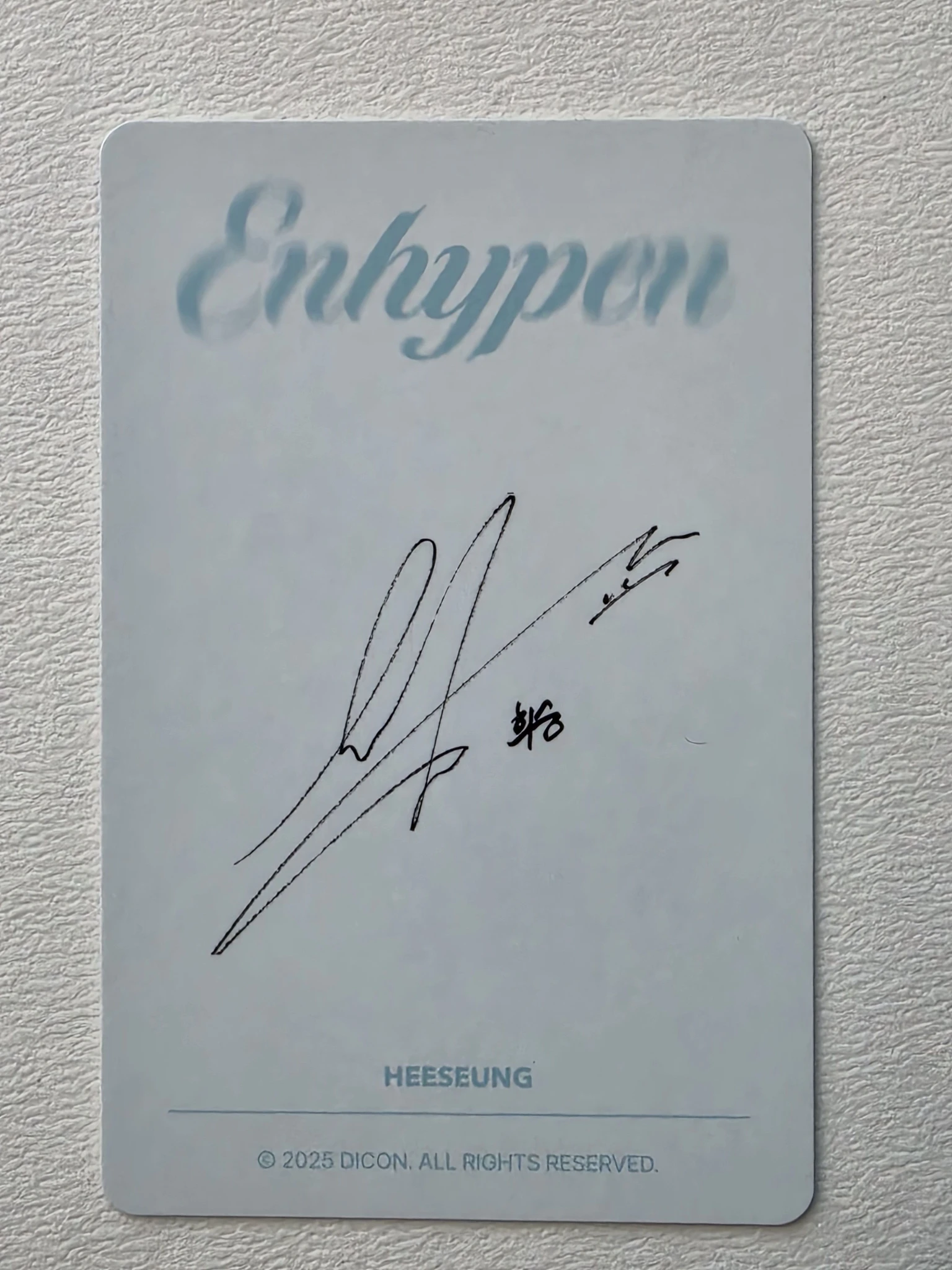 ENHYPEN Evan (Heeseung) ENHYPEN - Heeseung - DICON ISSUE N°30 SPECIAL EDITION ENHYPEN GOLDEN AGE A TYPE Other photocard set listing photo 2