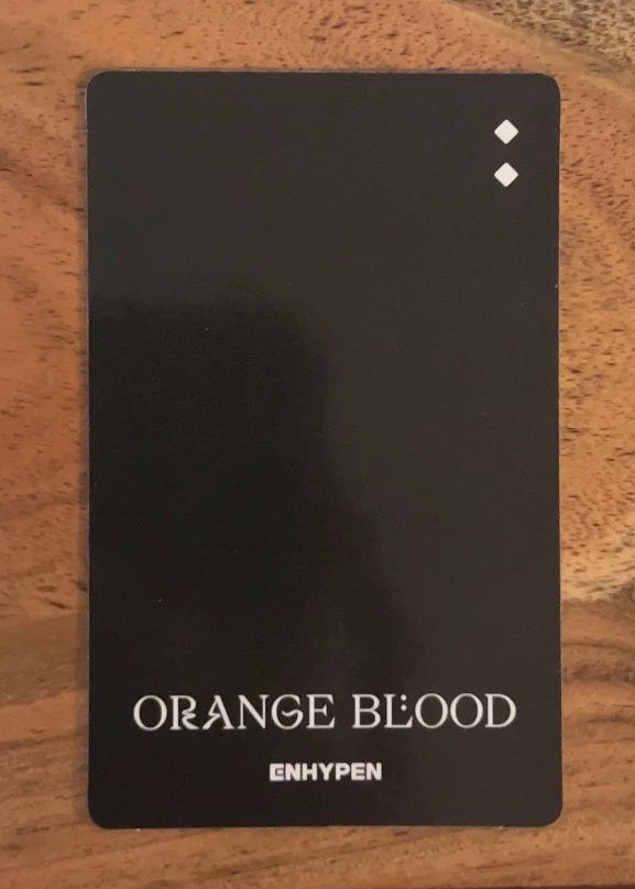 ENHYPEN Sunghoon ENHYPEN - Sunghoon - ORANGE BLOOD Album photocard set weverse album version korean album album photocard listing photo 2