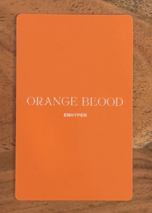 ENHYPEN Ni-ki ENHYPEN - Ni-ki - ORANGE BLOOD Album listing photo 2