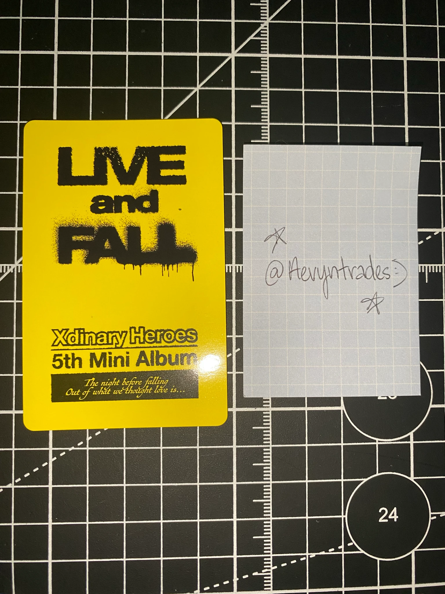 Xdinary Heroes Gunil Xdinary Heroes - Gunil - Live and Fall Album album photocard listing photo 2