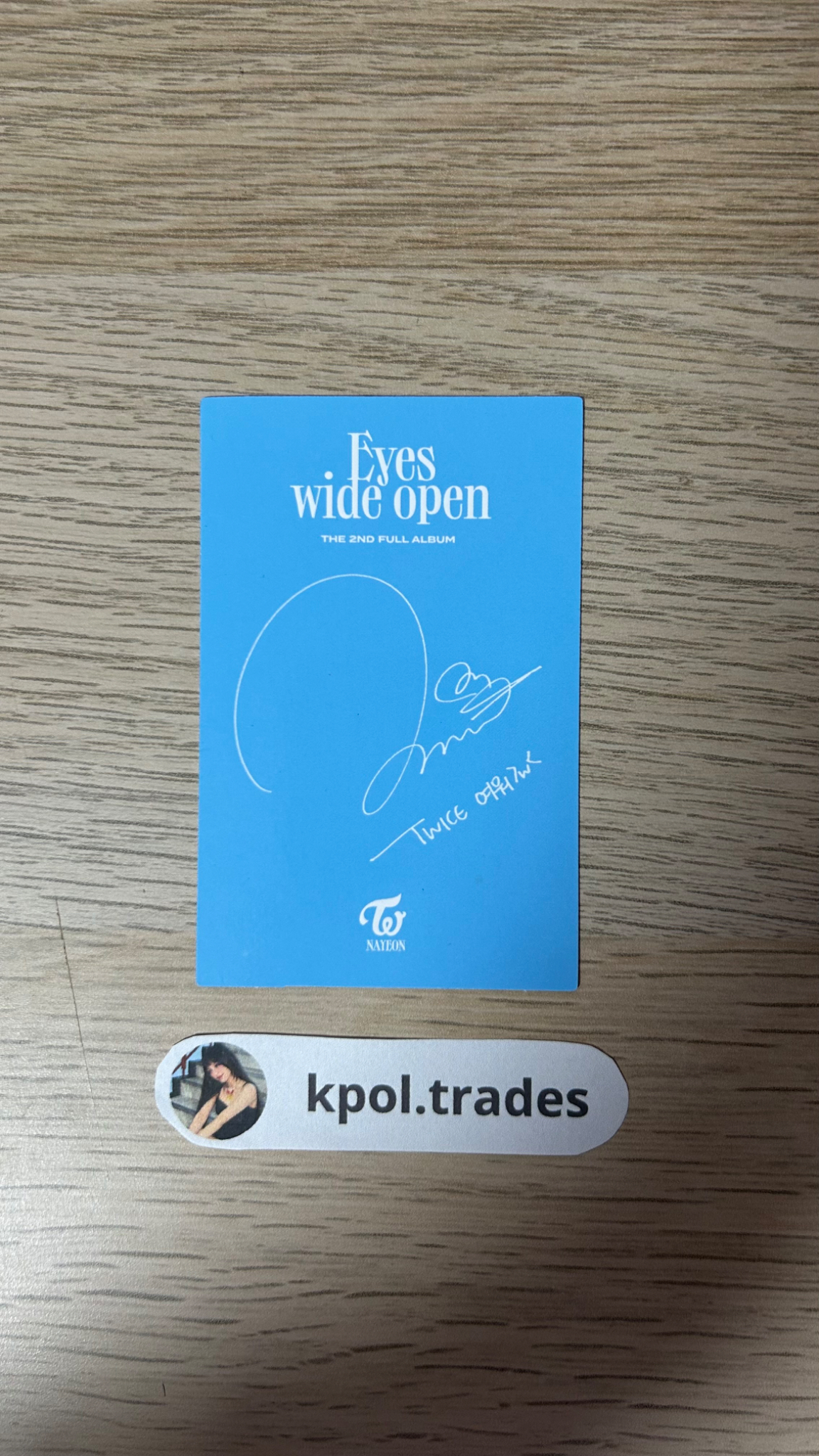 TWICE Nayeon TWICE-Nayeon-Album-eyes wide open listing photo 2