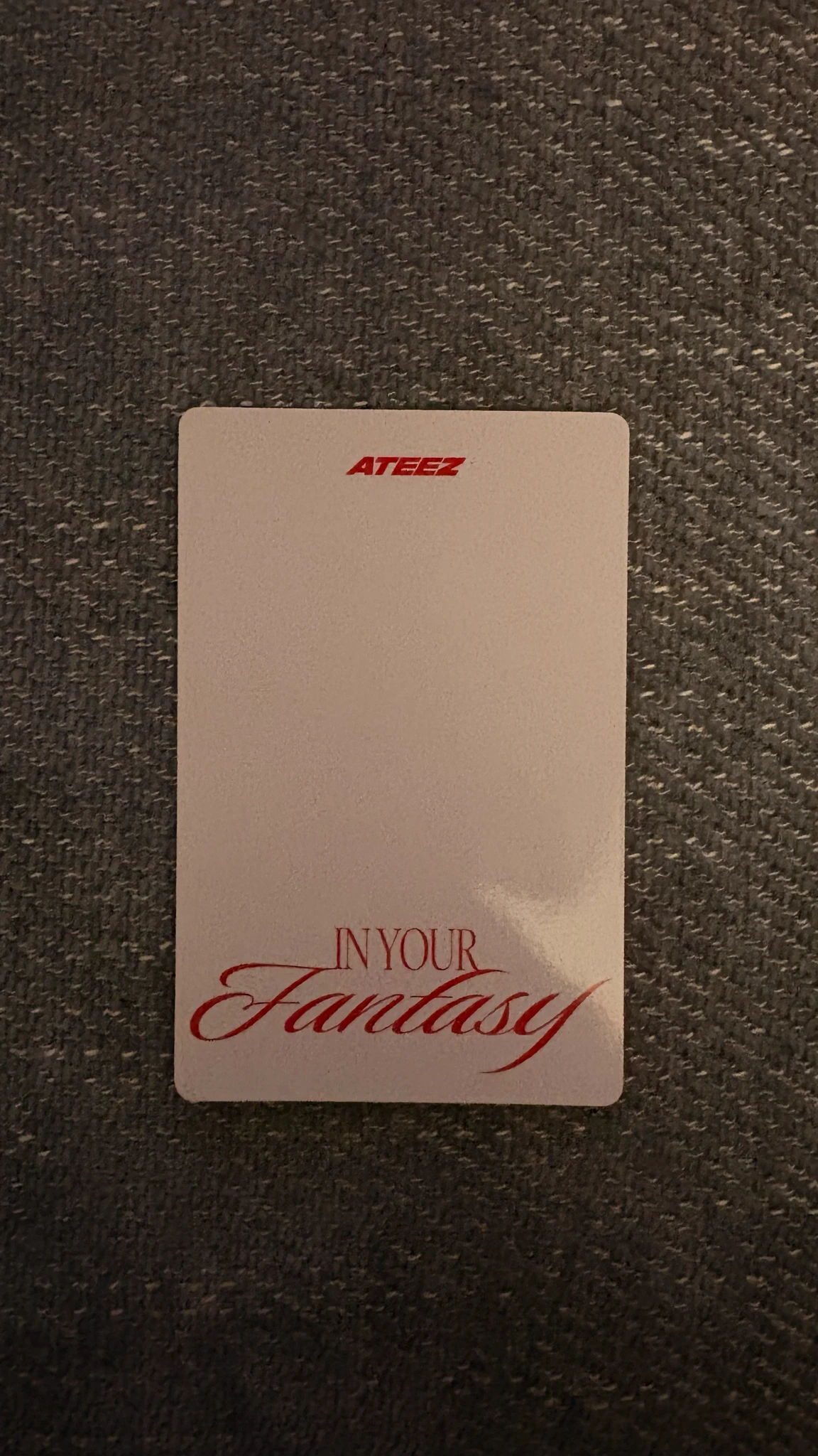 ATEEZ Seonghwa ATEEZ - Seonghwa - Golden Hour : Part.3 'In Your Fantasy Edition' Album album photocard red version poca album listing photo 2