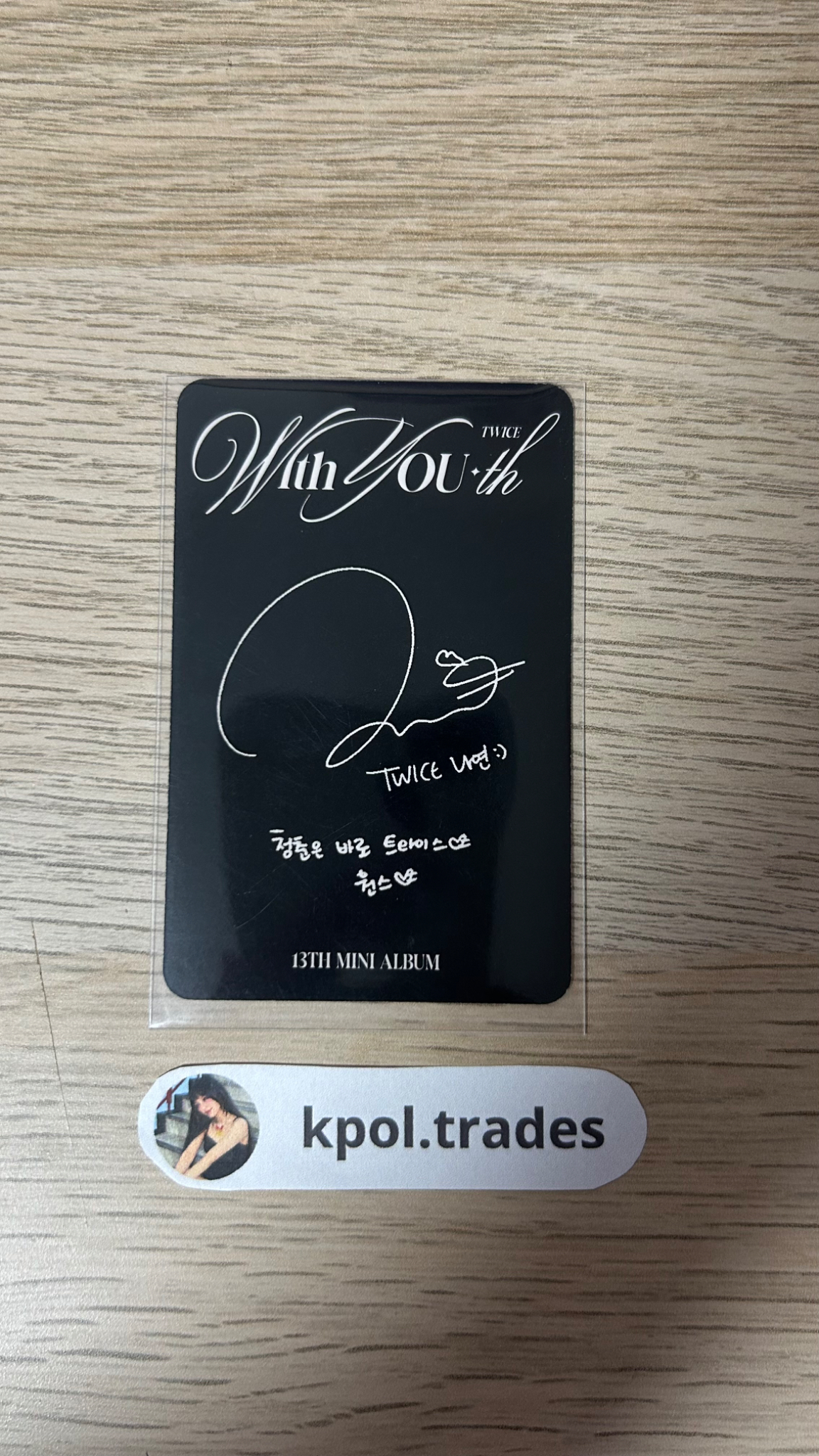 TWICE Nayeon TWICE-Nayeon-Album-with you-th listing photo 2
