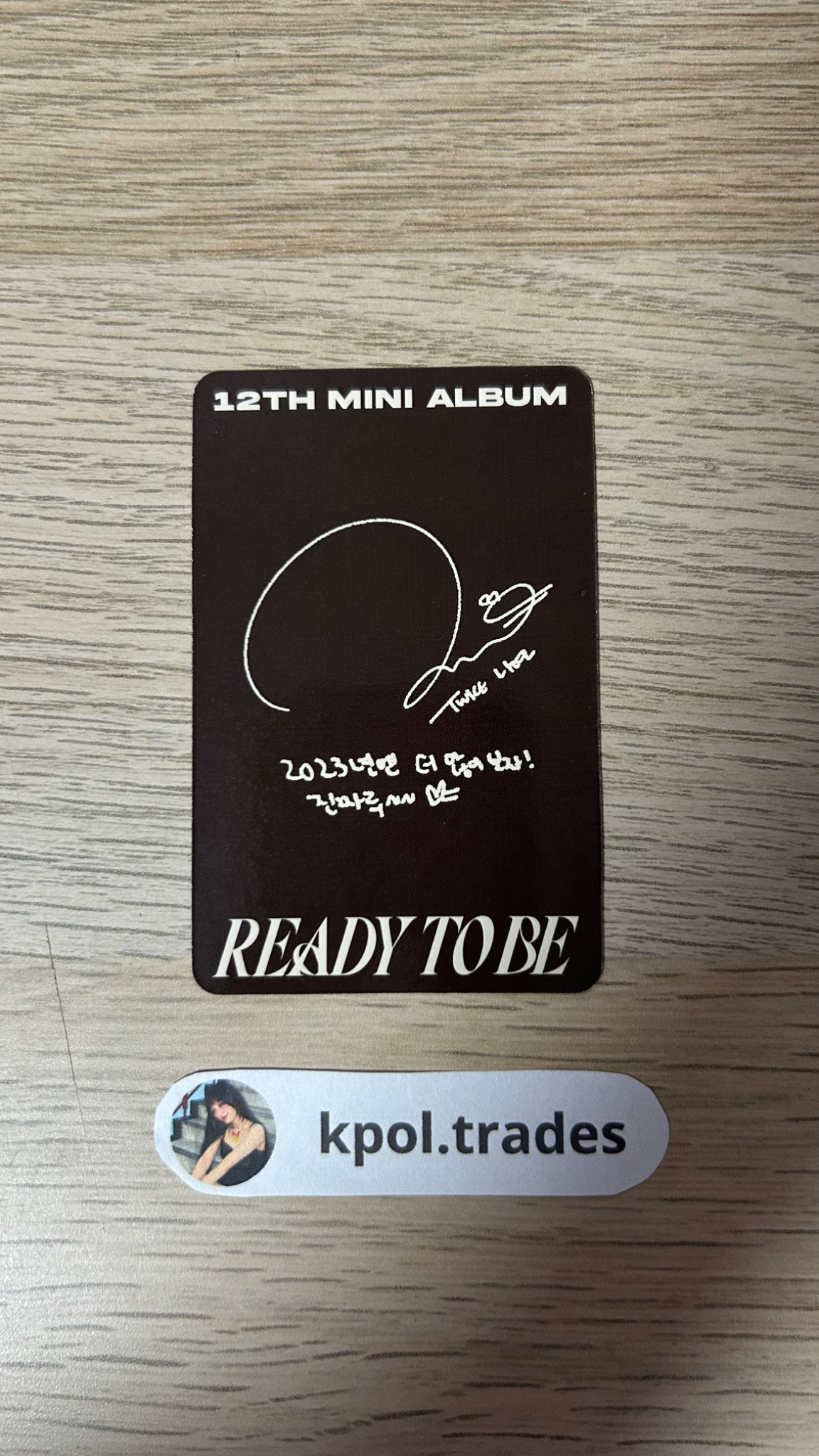 TWICE Nayeon TWICE-Nayeon-Album-READY TO BE listing photo 2