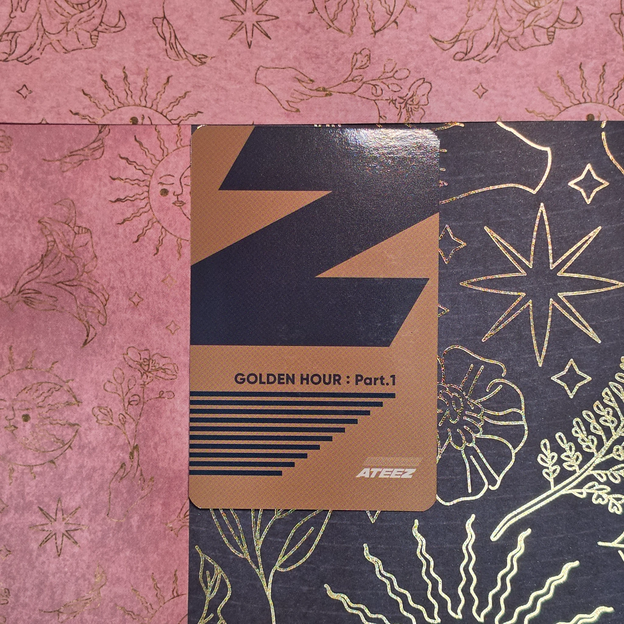 ATEEZ San ATEEZ - San - Golden Hour : Part.1 Album Z version merch photocard photocard set listing photo 2