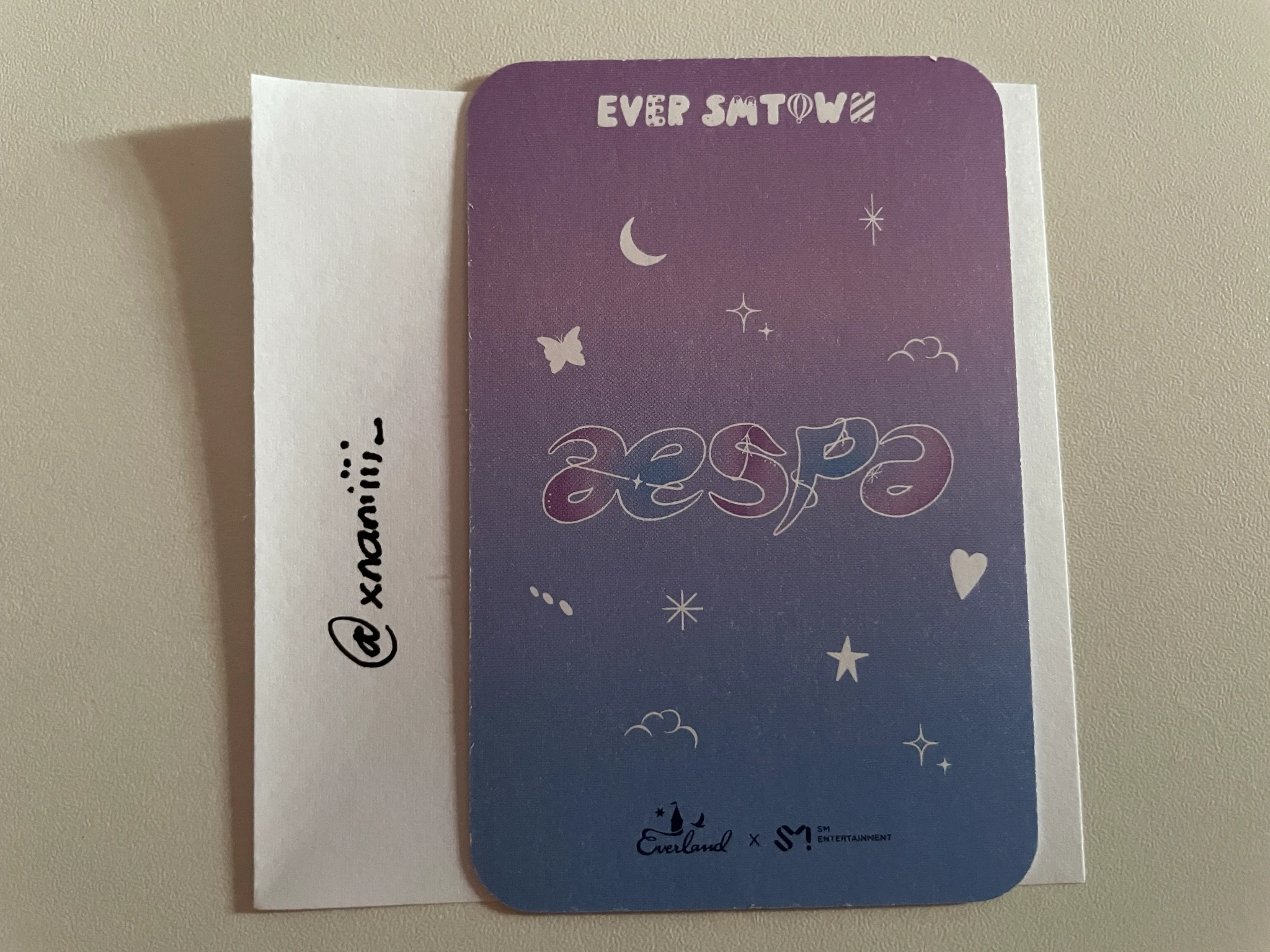 aespa Karina aespa - Karina - EVER SMTOWN Other merch photocard listing photo 2