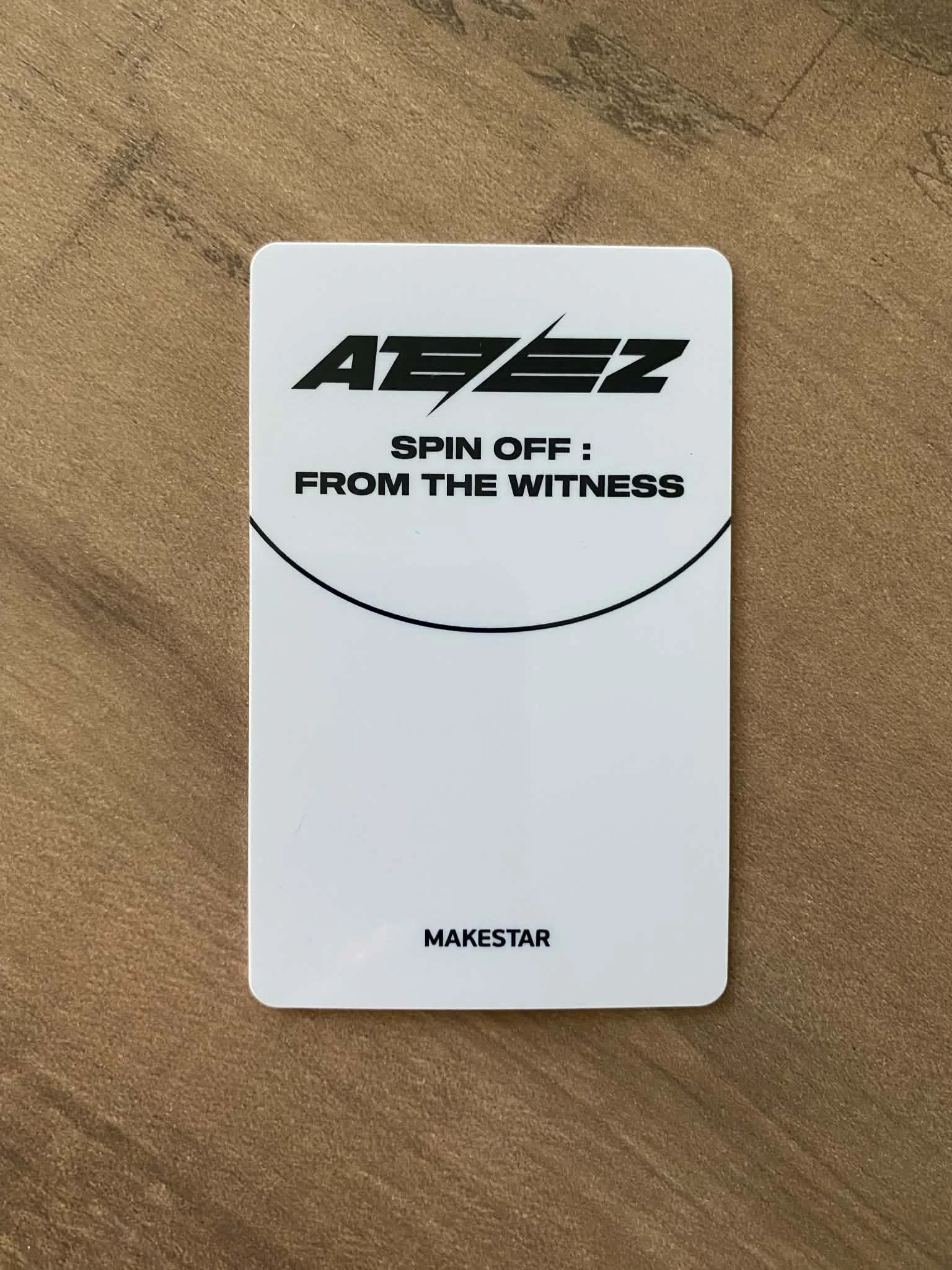 ATEEZ Seonghwa ATEEZ - Seonghwa - SPIN OFF : FROM THE WITNESS Album makestar lucky draw listing photo 2