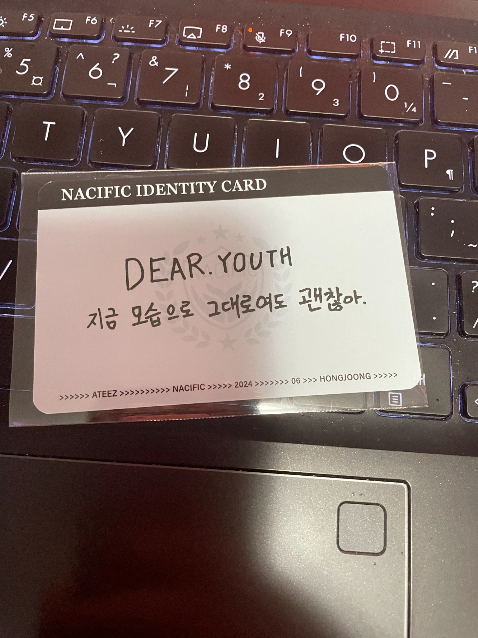 ATEEZ Hongjoong ATEEZ - Hongjoong - Ateez x Nacific Other round 6 nacific listing photo 2