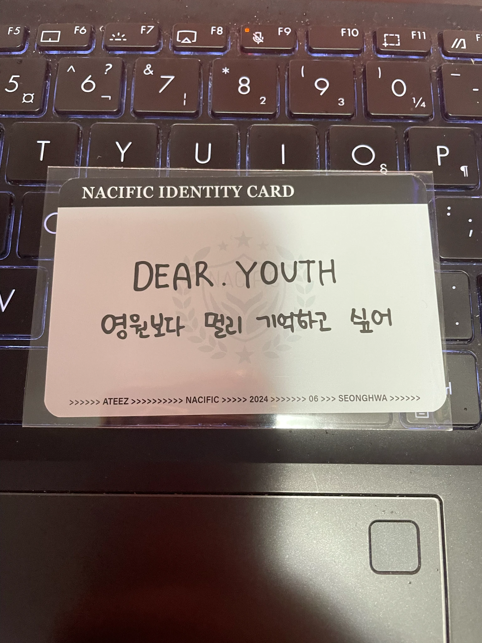ATEEZ Seonghwa ATEEZ - Seonghwa - Ateez x Nacific Other round 6 nacific listing photo 2