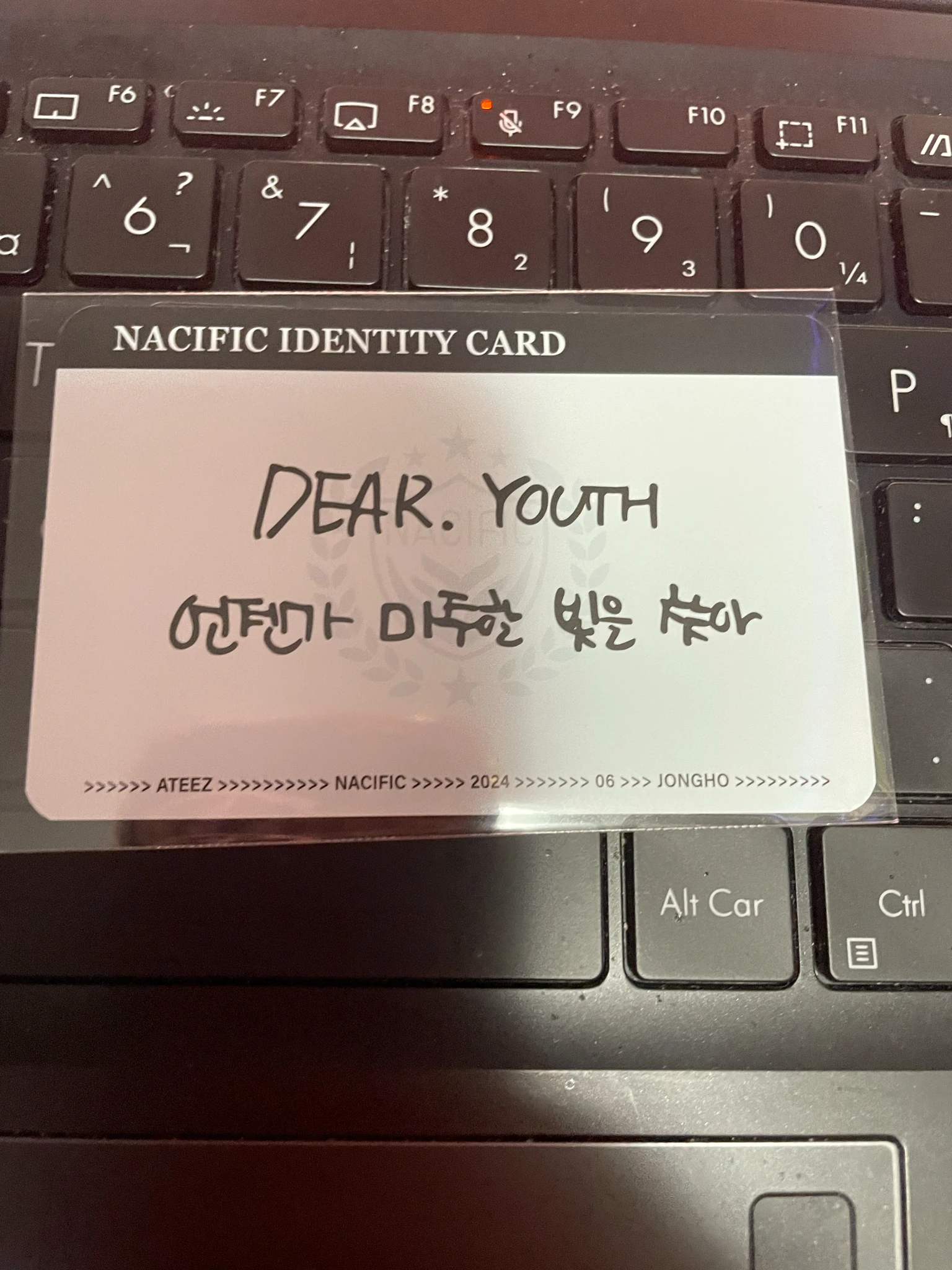 ATEEZ Jongho ATEEZ - Jongho - Ateez x Nacific Other round 6 nacific listing photo 2