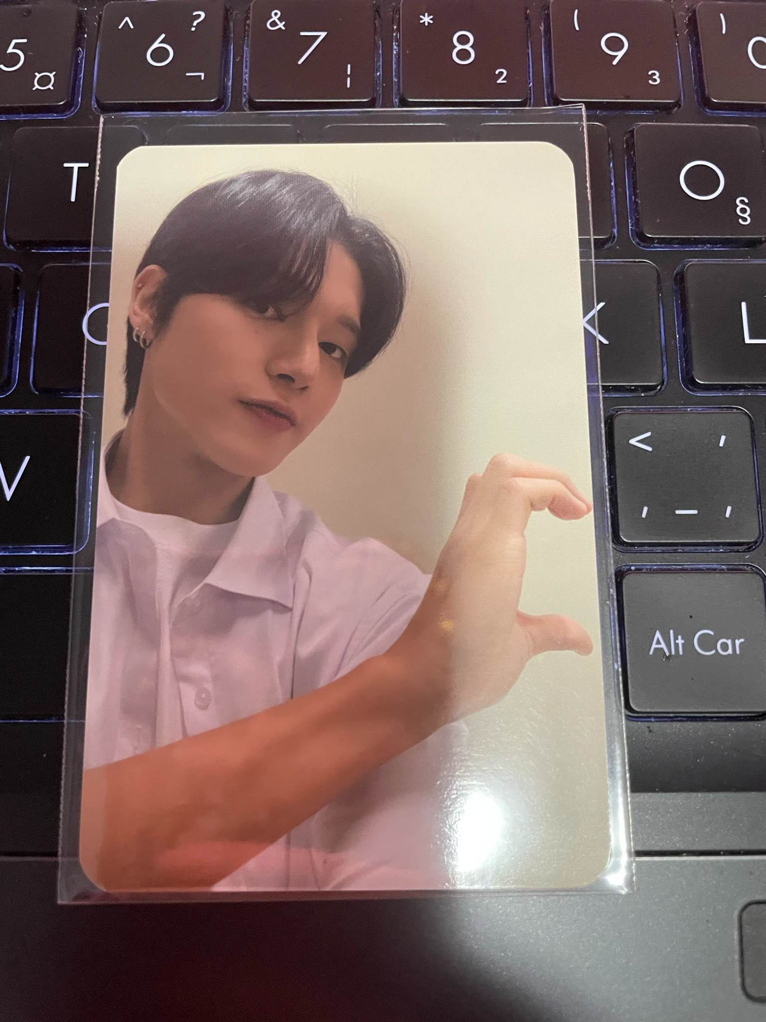 ATEEZ Wooyoung ATEEZ - Wooyoung - Ateez x Nacific Other round 6 nacific double-sided listing photo 2