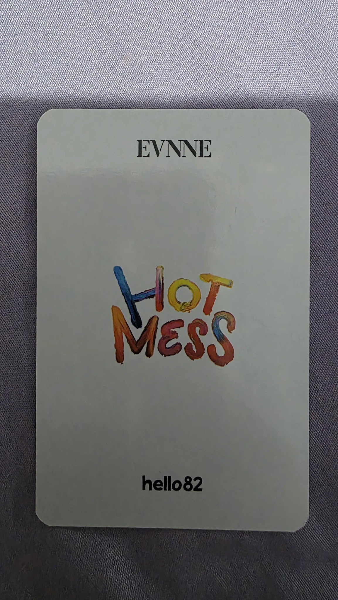 EVNNE Keita EVNNE - Keita - HOT MESS Album hello82 pob (pre-order benefit) listing photo 2