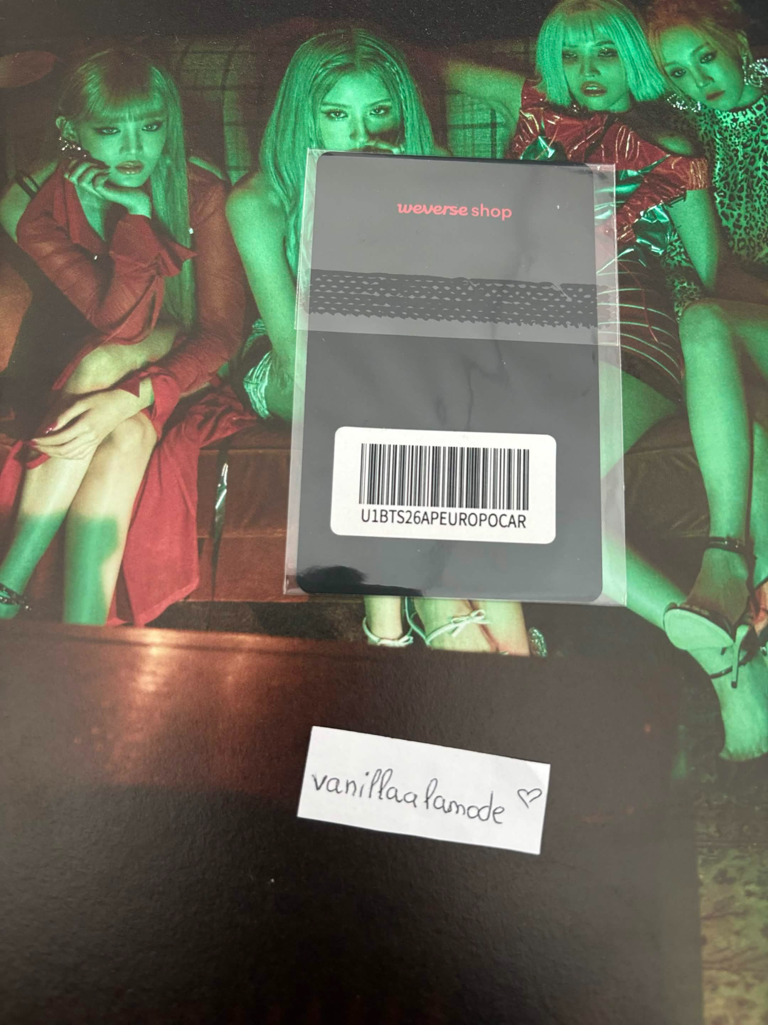 BTS j-hope BTS - j-hope - ARIRANG World Tour Event lucky draw (LD) album pick-up weverse global shop (wvg) europe (EU) exclusive listing photo 2