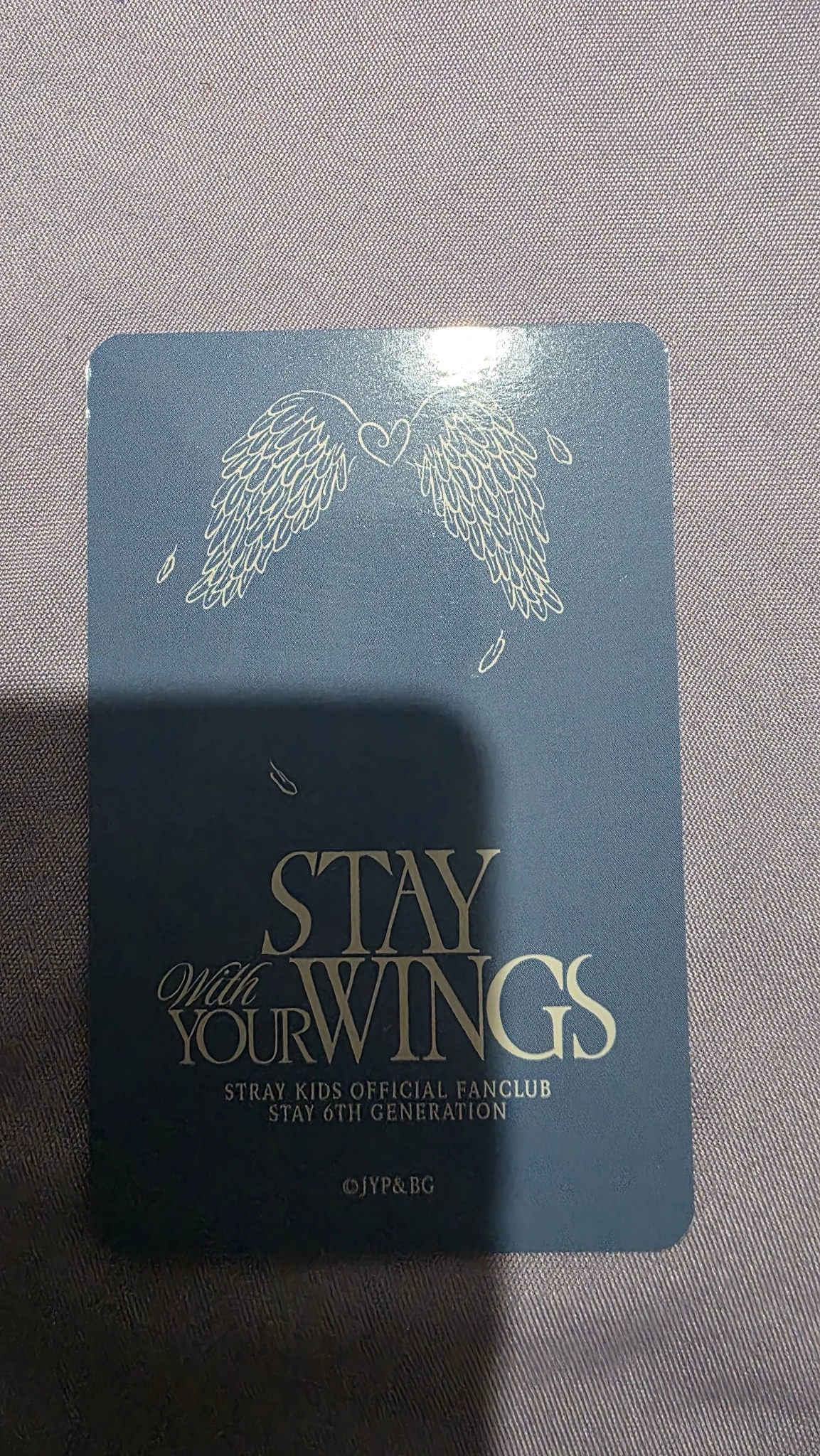 Stray Kids Stray Kids - I.N & Hyunjin - STAY With Your Wings-6th Fanclub Other unit photocard photocard set listing photo 2
