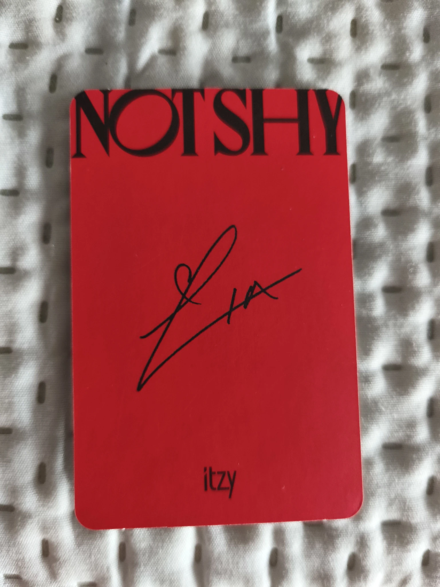 ITZY Lia ITZY - Lia - NOT SHY Album album photocard listing photo 2