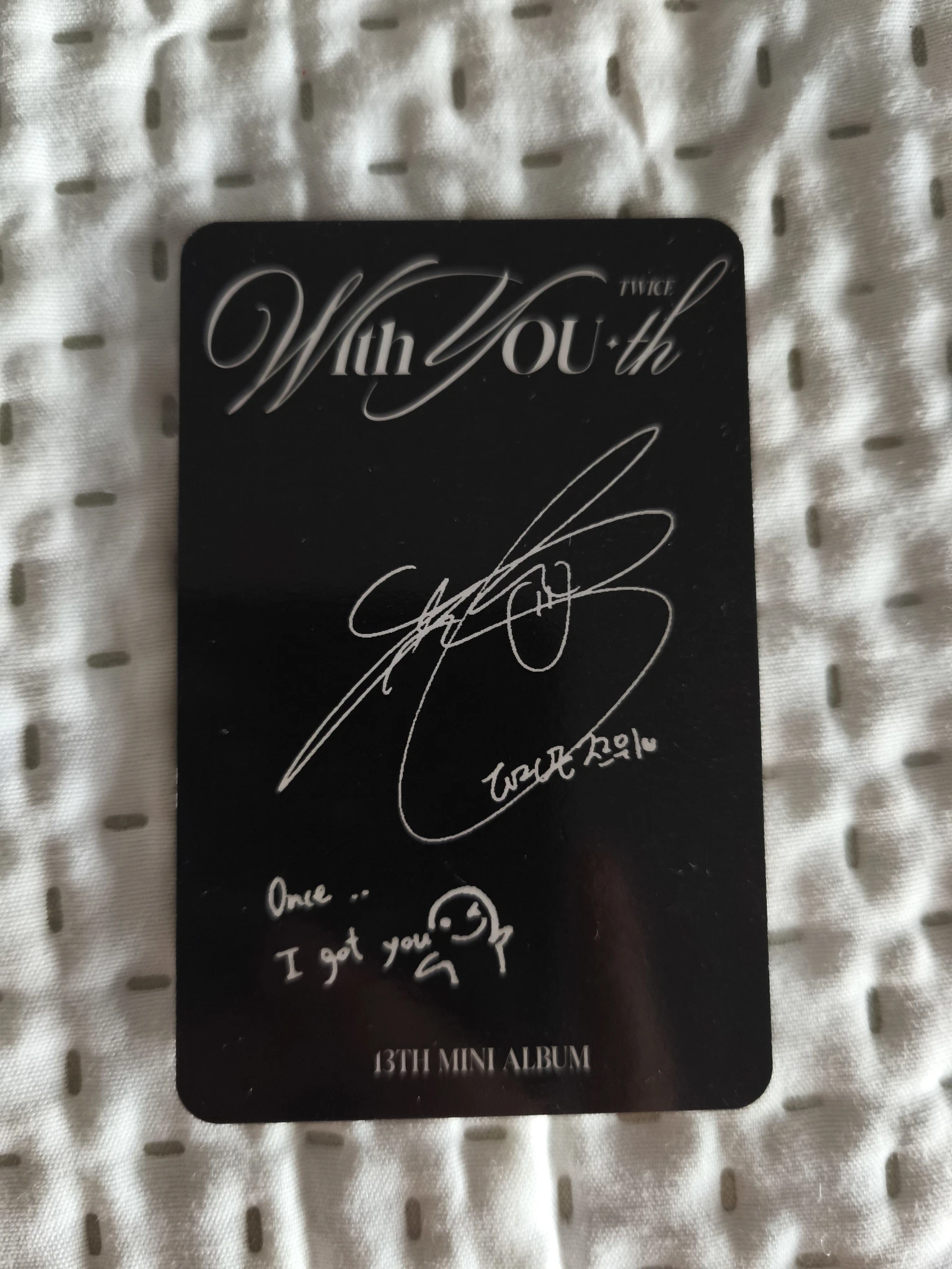 TWICE Tzuyu TWICE-Tzuyu-Album-with you-th listing photo 2