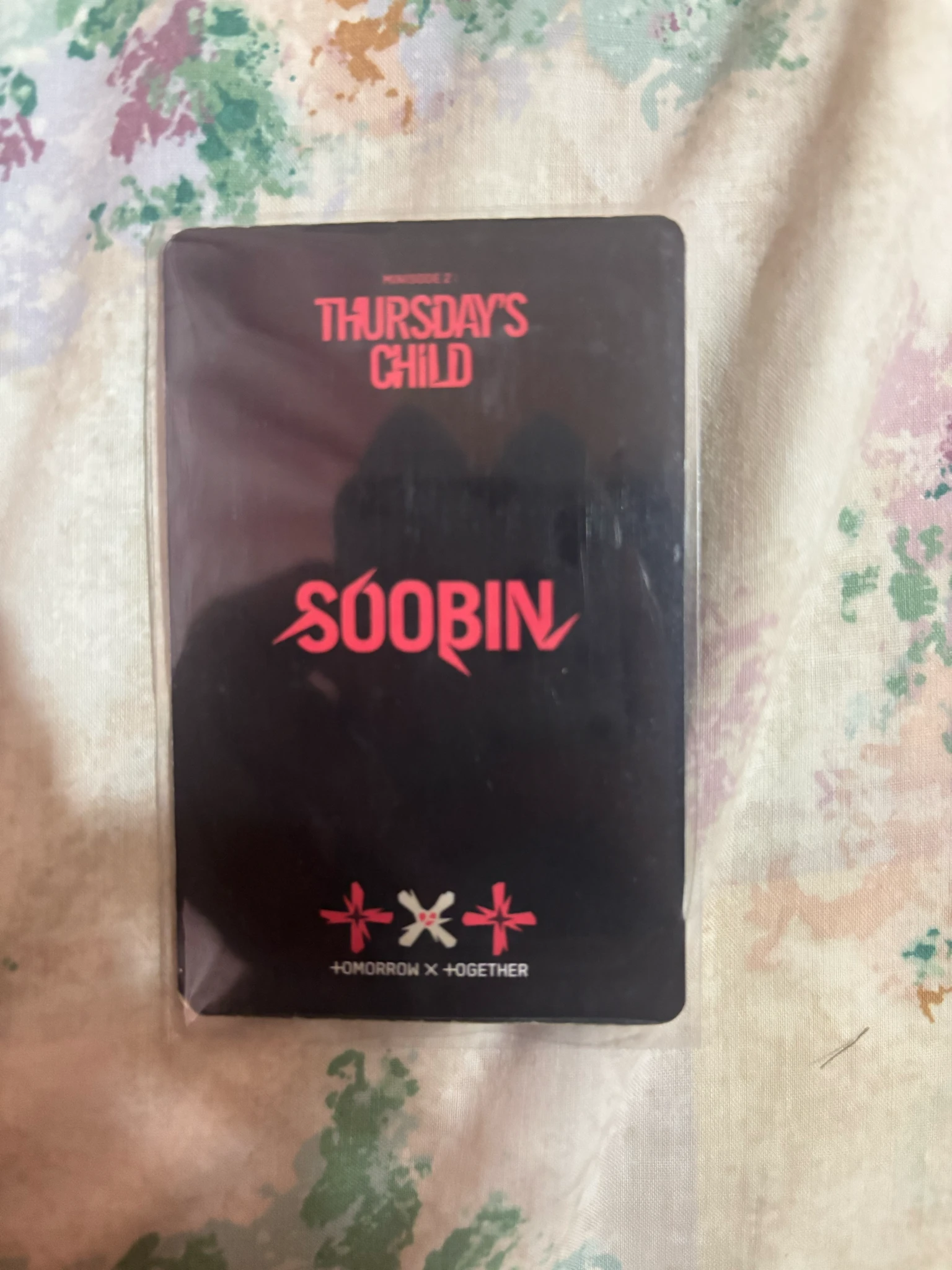 TOMORROW X TOGETHER Soobin TOMORROW X TOGETHER - Soobin - Minisode 2: Thursday's Child Album album photocard hate ver. listing photo 2