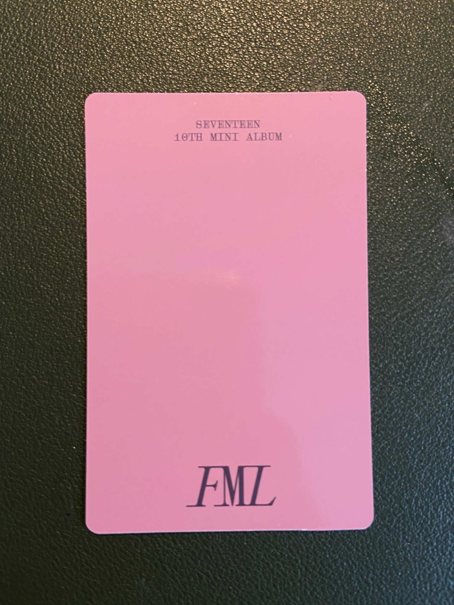 SEVENTEEN Jun SEVENTEEN - Jun - FML Album album photocard faded mono life listing photo 2