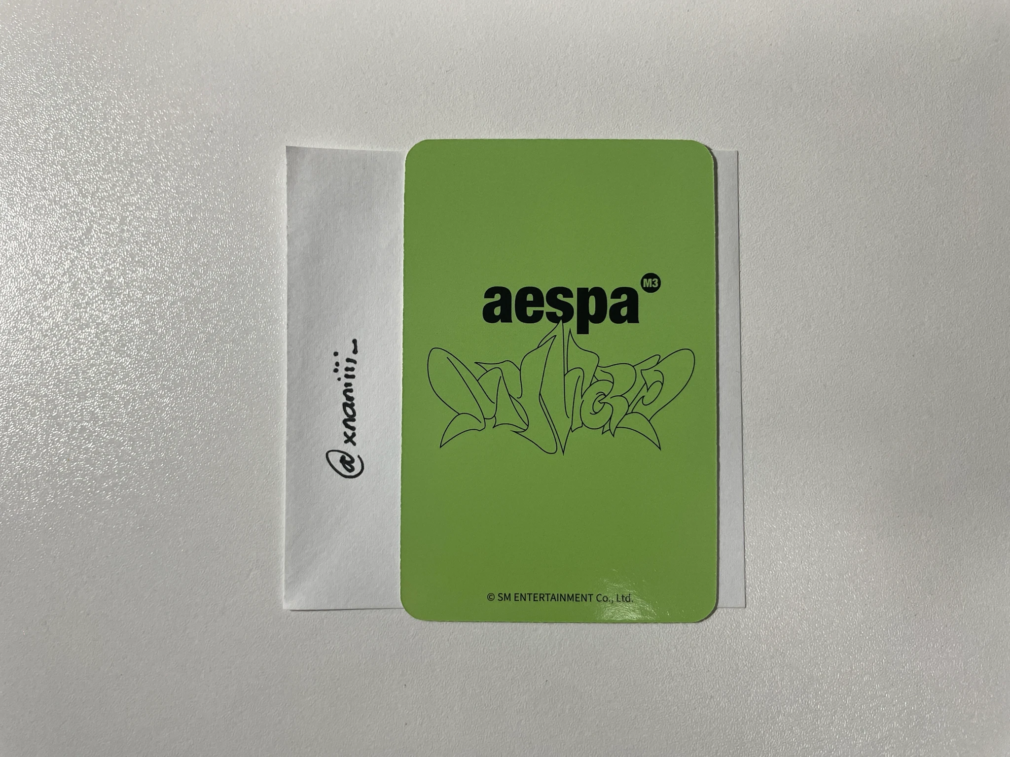 aespa Giselle aespa - Giselle - My World Album video call (fancall) kpopmerch shopee listing photo 2