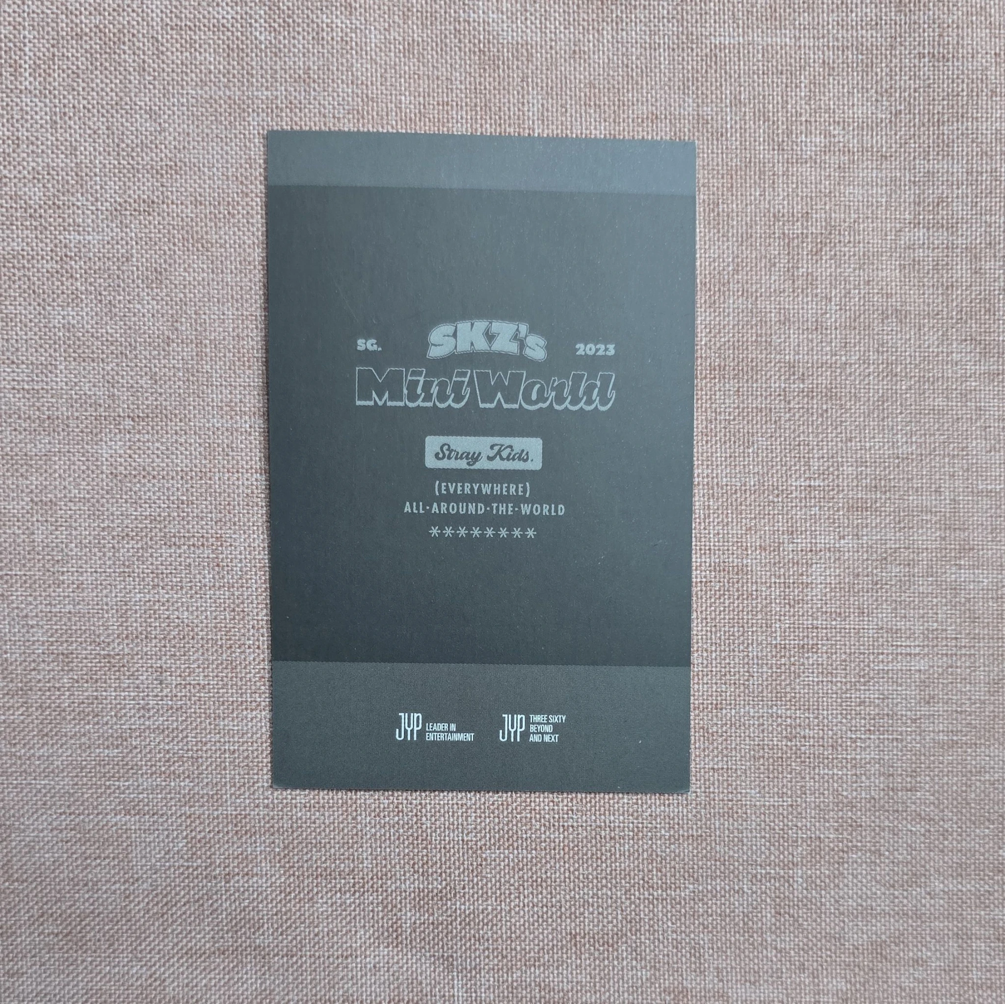 Stray Kids Hyunjin Stray Kids - Hyunjin - 2023 Season's Greetings - SKZ's Mini World Other pre-order benefit (pob) polaroid jyp shop listing photo 2