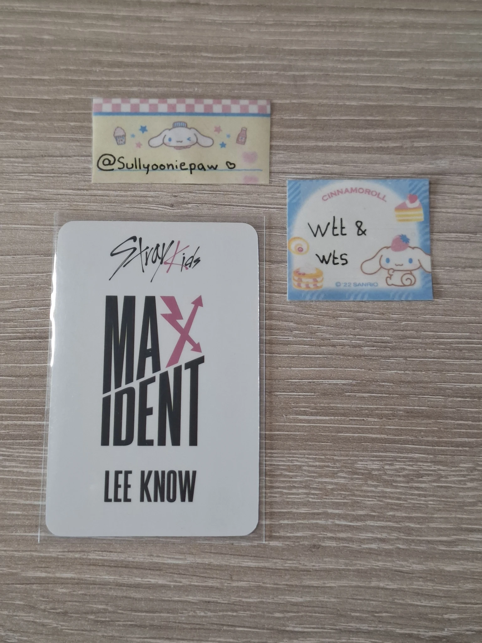 Stray Kids Lee Know Stray Kids - Lee Know - Maxident Album pre-order benefit (pob) music korea listing photo 2