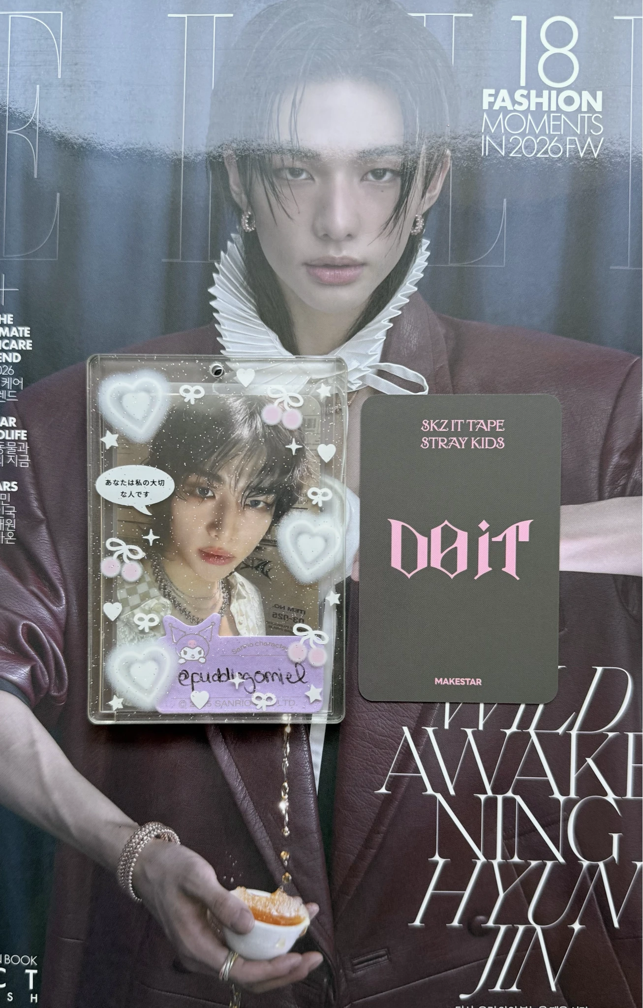 Stray Kids Changbin Stray Kids - Changbin - Do It Album pre-order benefit (pob) makestar holographic (hologram) listing photo 2