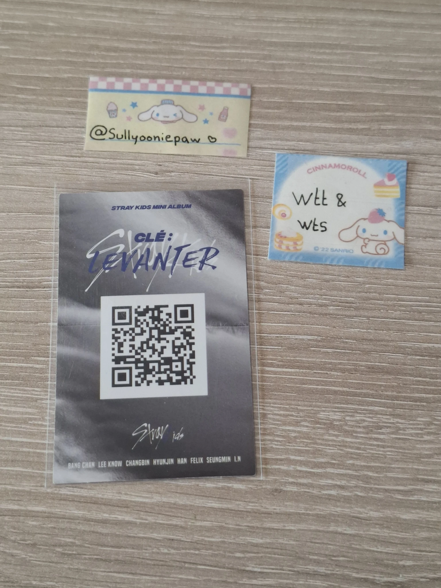 Stray Kids Seungmin Stray Kids - Seungmin - Clé: Levanter Album album photocard silver border ver. listing photo 2