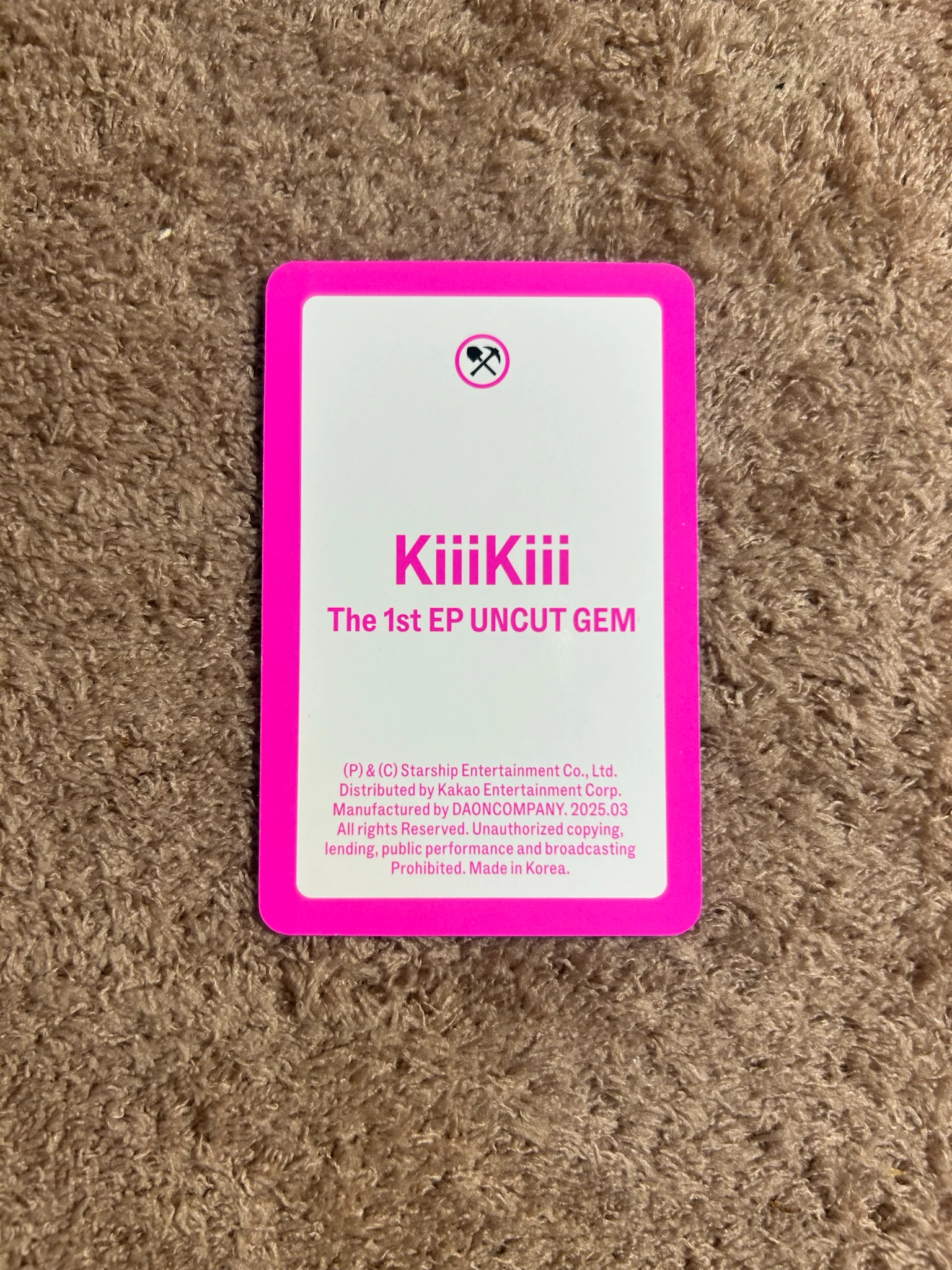 KiiiKiii KiiiKiii - UNCUT GEM Album digging ver album photocard listing photo 2