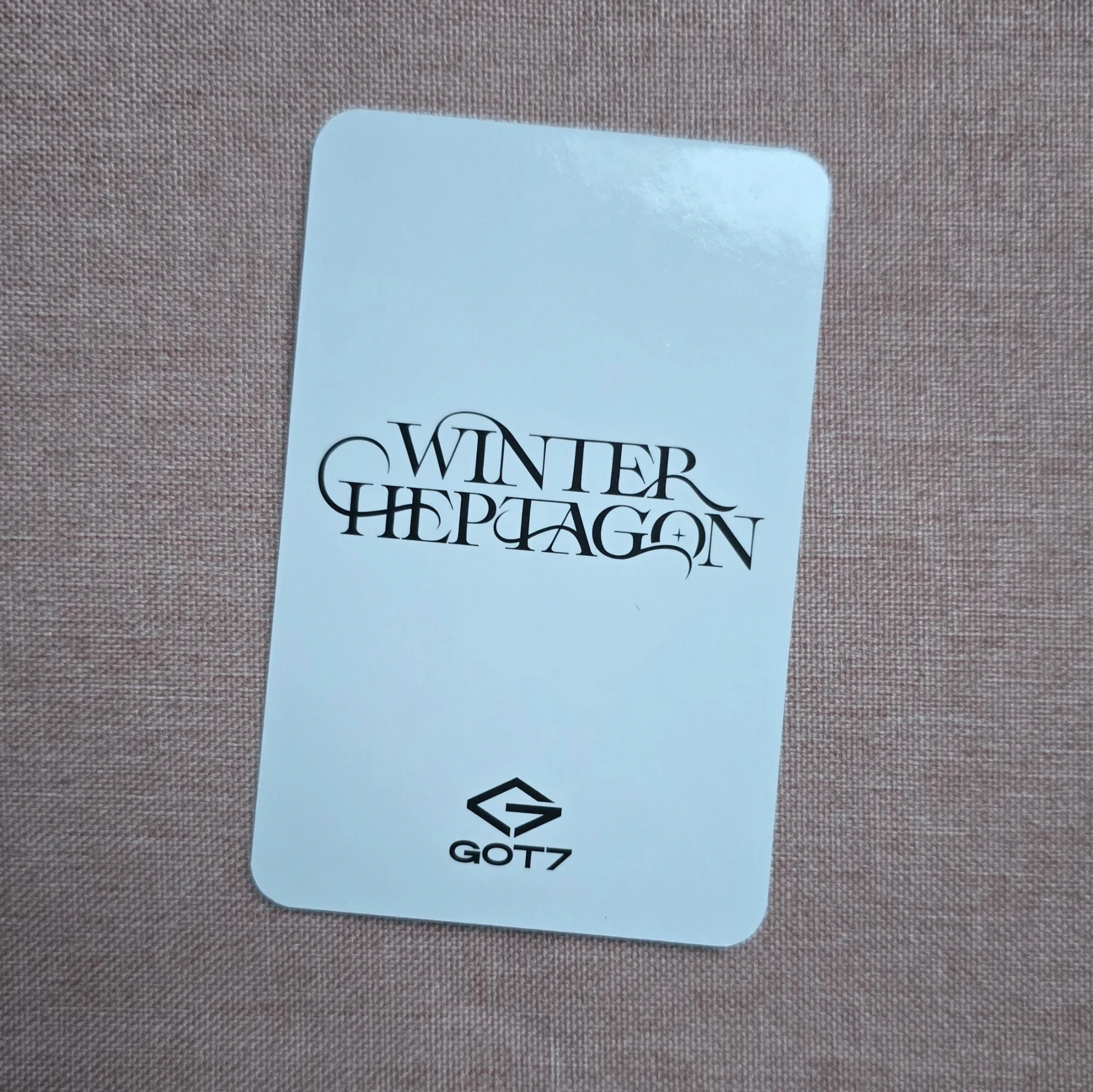 GOT7 Youngjae GOT7 - Youngjae - WINTER HEPTAGON Album music korea pob (pre-order benefit) listing photo 2