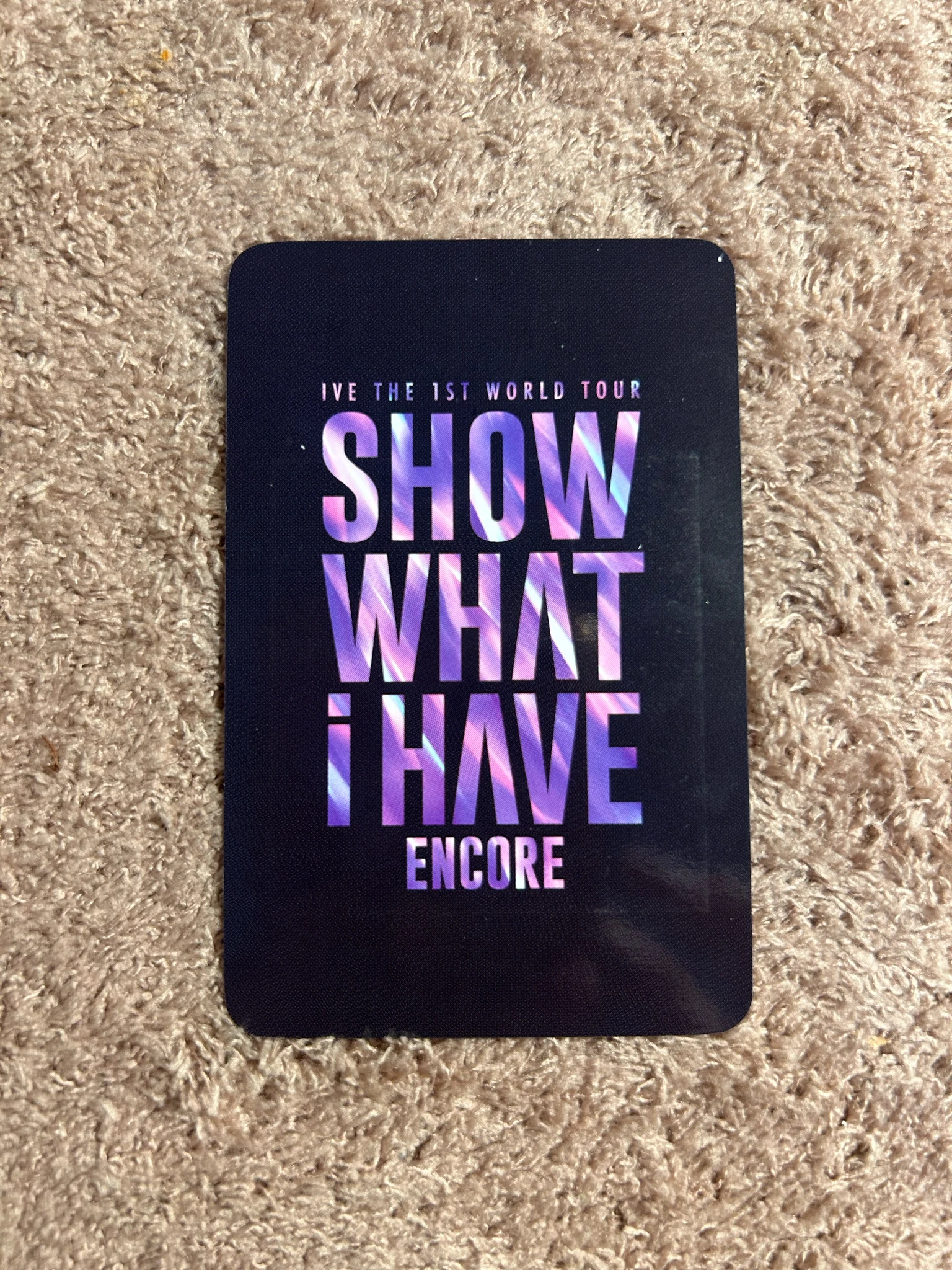 IVE Leeseo IVE - Leeseo - Show What I Have Encore Event message card scratch card trading card listing photo 2