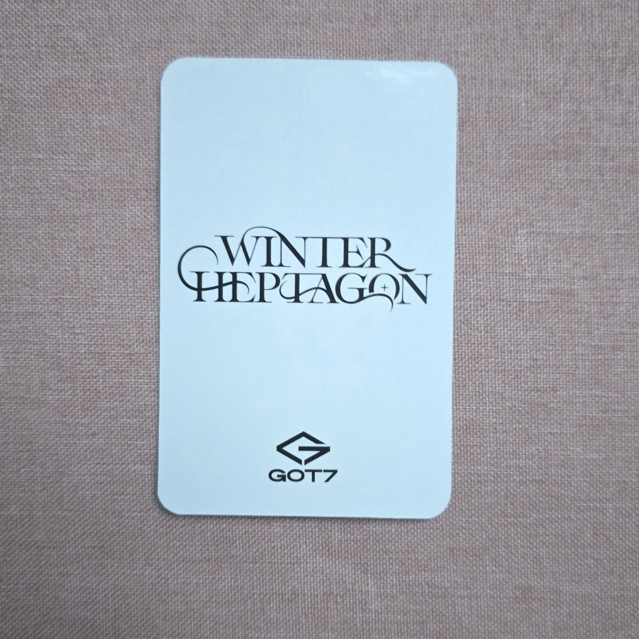 GOT7 BamBam GOT7 - BamBam - WINTER HEPTAGON Album music korea pob (pre-order benefit) listing photo 2