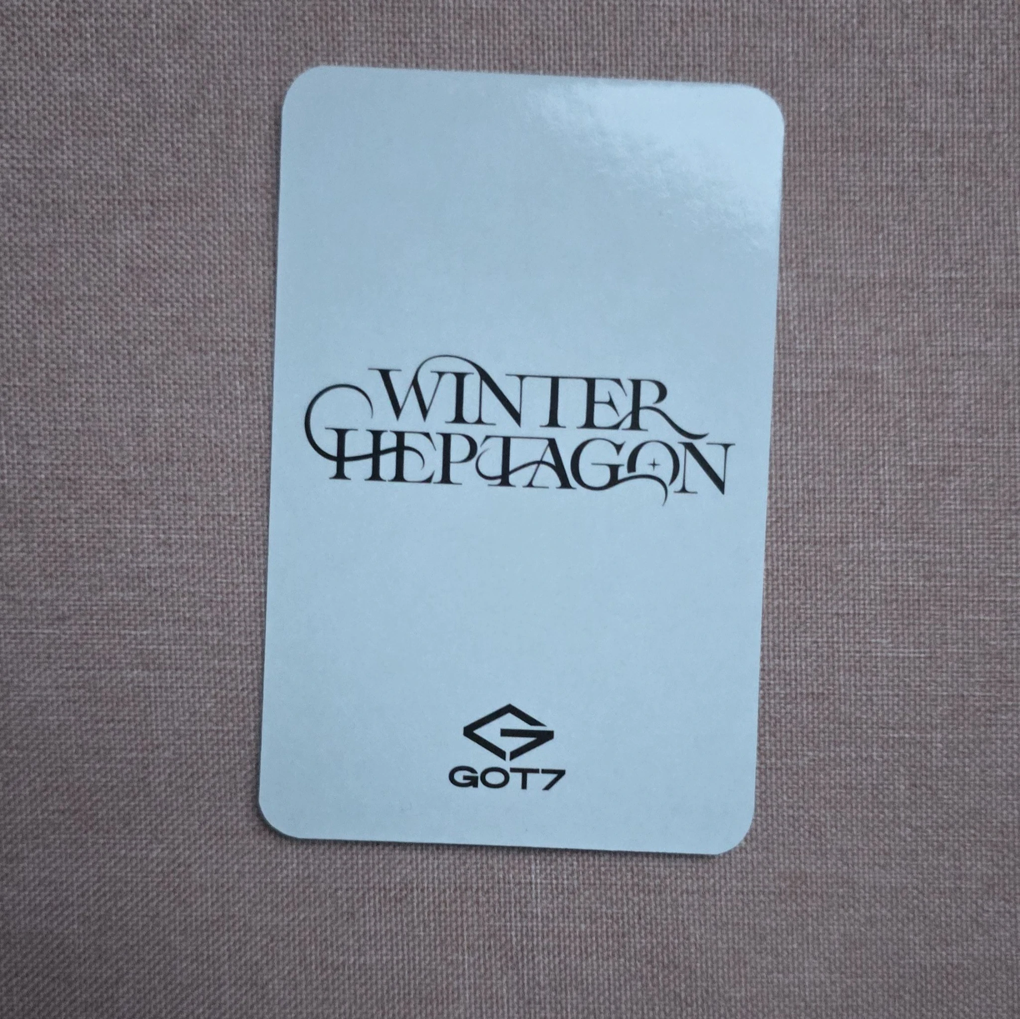 GOT7 Yugyeom GOT7 - Yugyeom - WINTER HEPTAGON Album music korea pob (pre-order benefit) listing photo 2