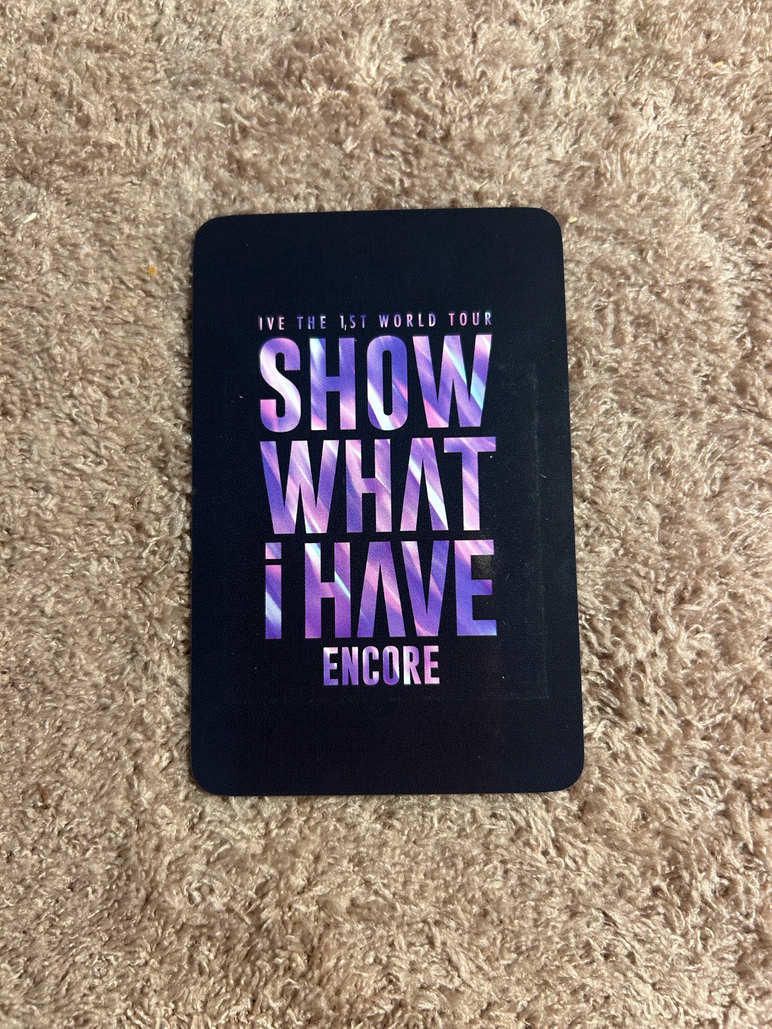 IVE Gaeul IVE - Gaeul - Show What I Have Encore Event scratch card trading card listing photo 2