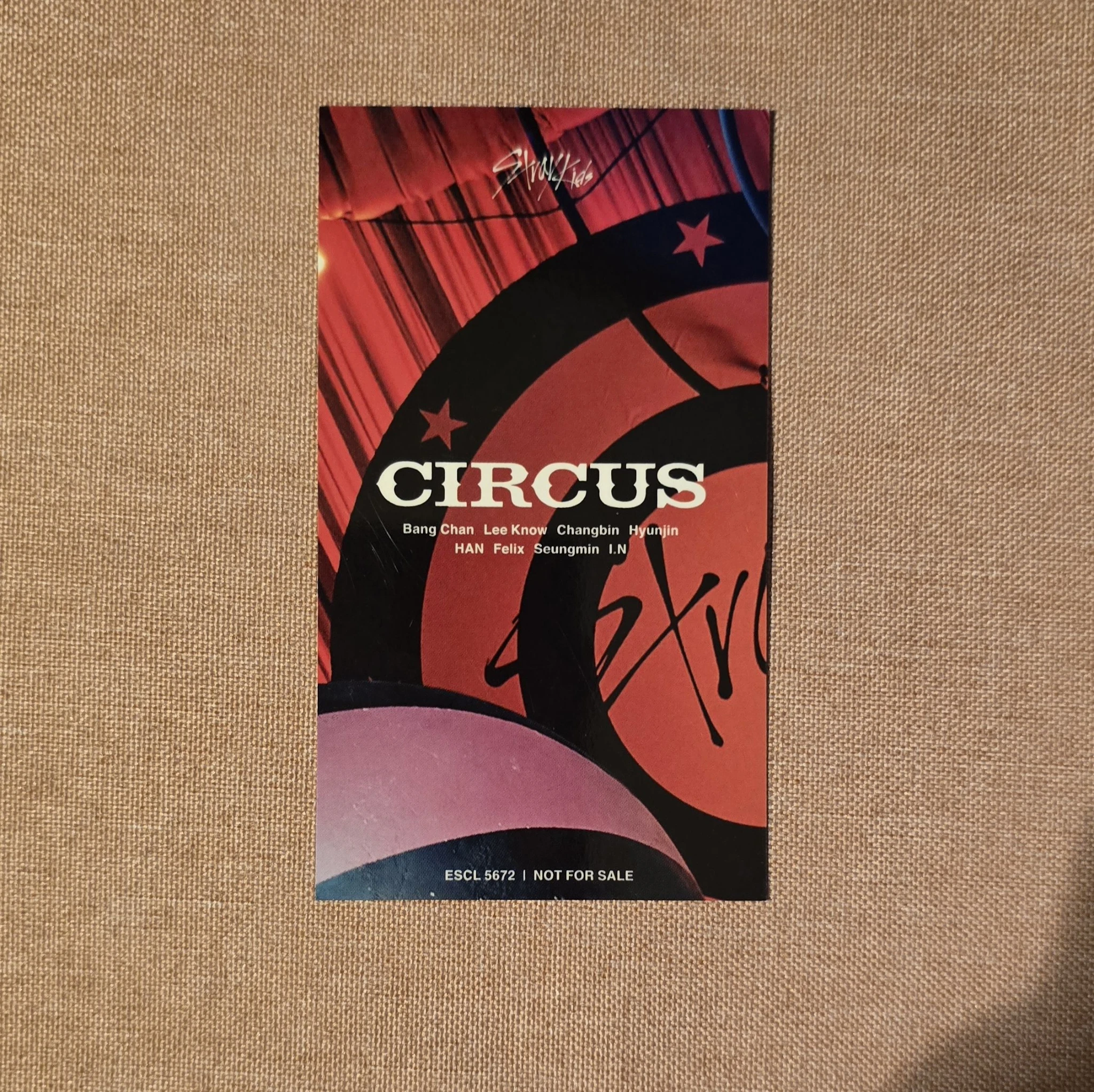 Stray Kids I.N Stray Kids - I.N - CIRCUS Album album photocard regular version listing photo 2