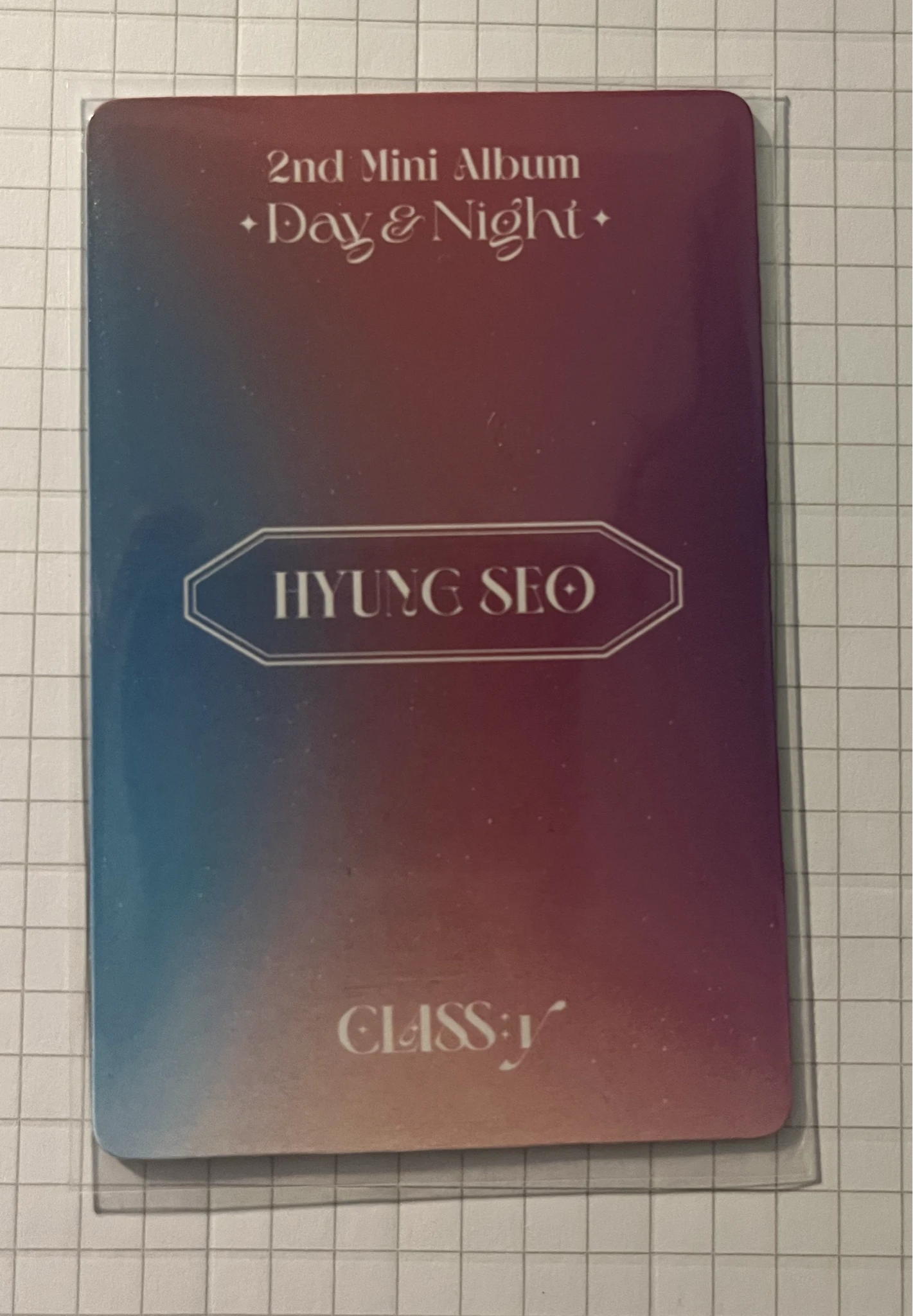 CLASSy Hyungseo CLASS:y - Hyungseo - Day and Night Album album photocard lenticular listing photo 2