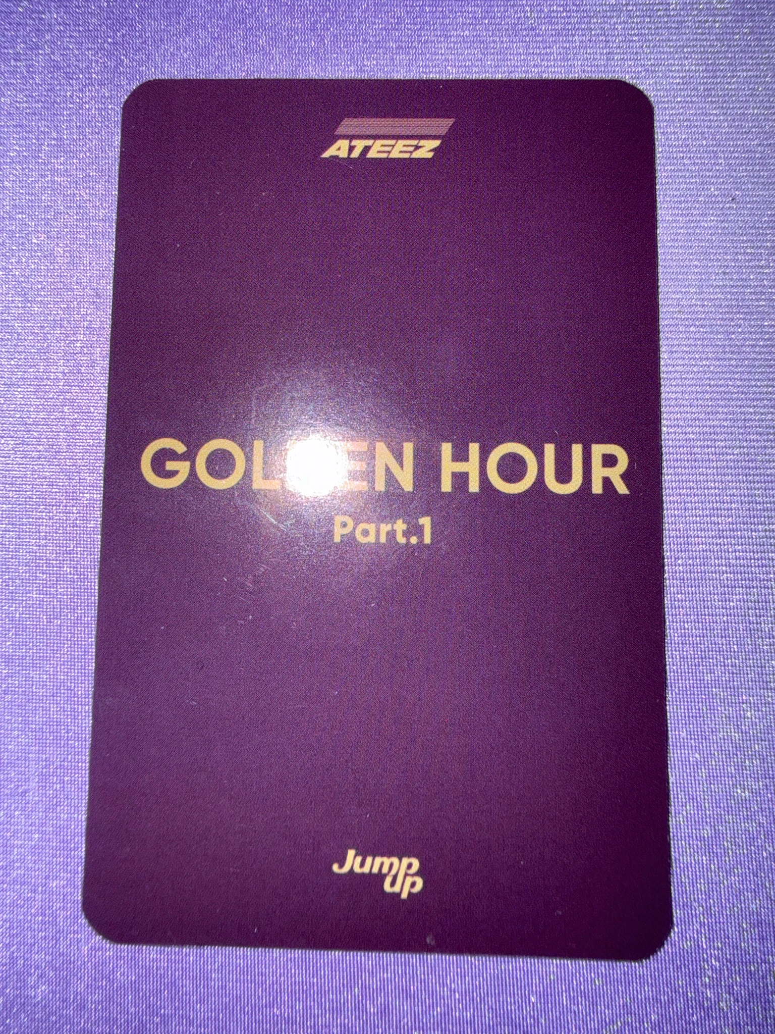 ATEEZ Wooyoung ATEEZ - Wooyoung - Golden Hour : Part.1 Album pob (pre-order benefit) listing photo 2